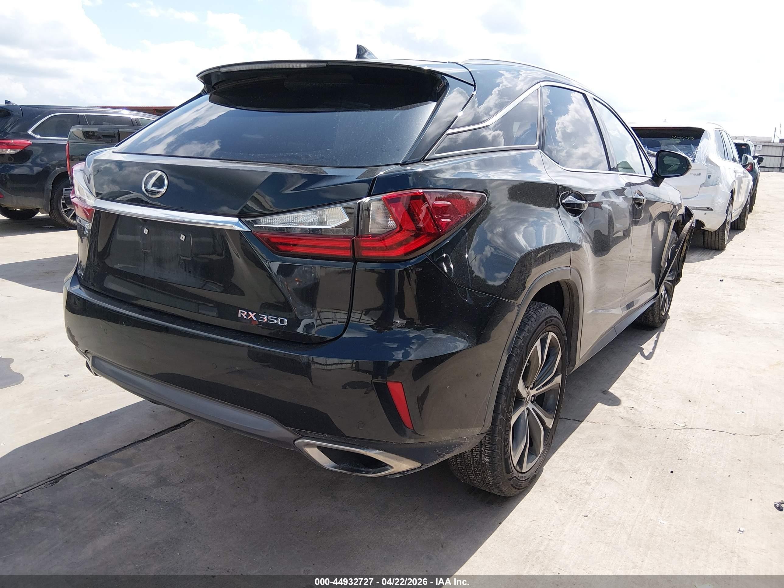 2018 Lexus Rx 350 Black vin: 2T2ZZMCA0JC100112