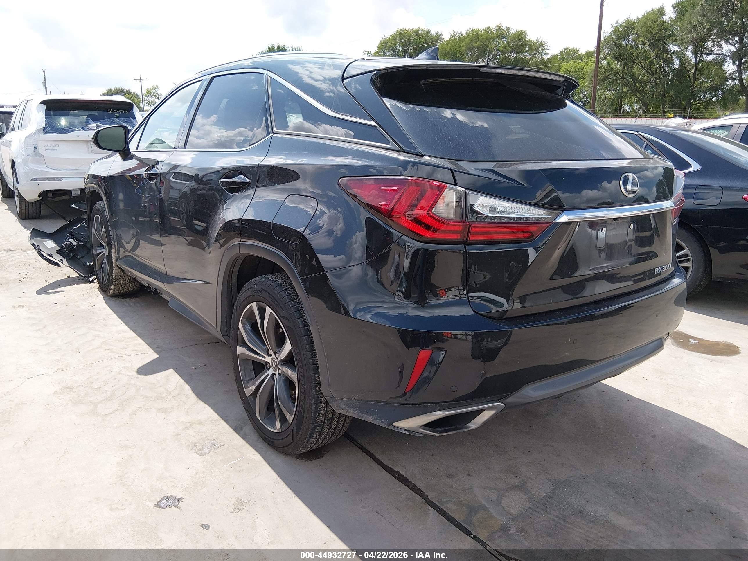 2018 Lexus Rx 350 Black vin: 2T2ZZMCA0JC100112