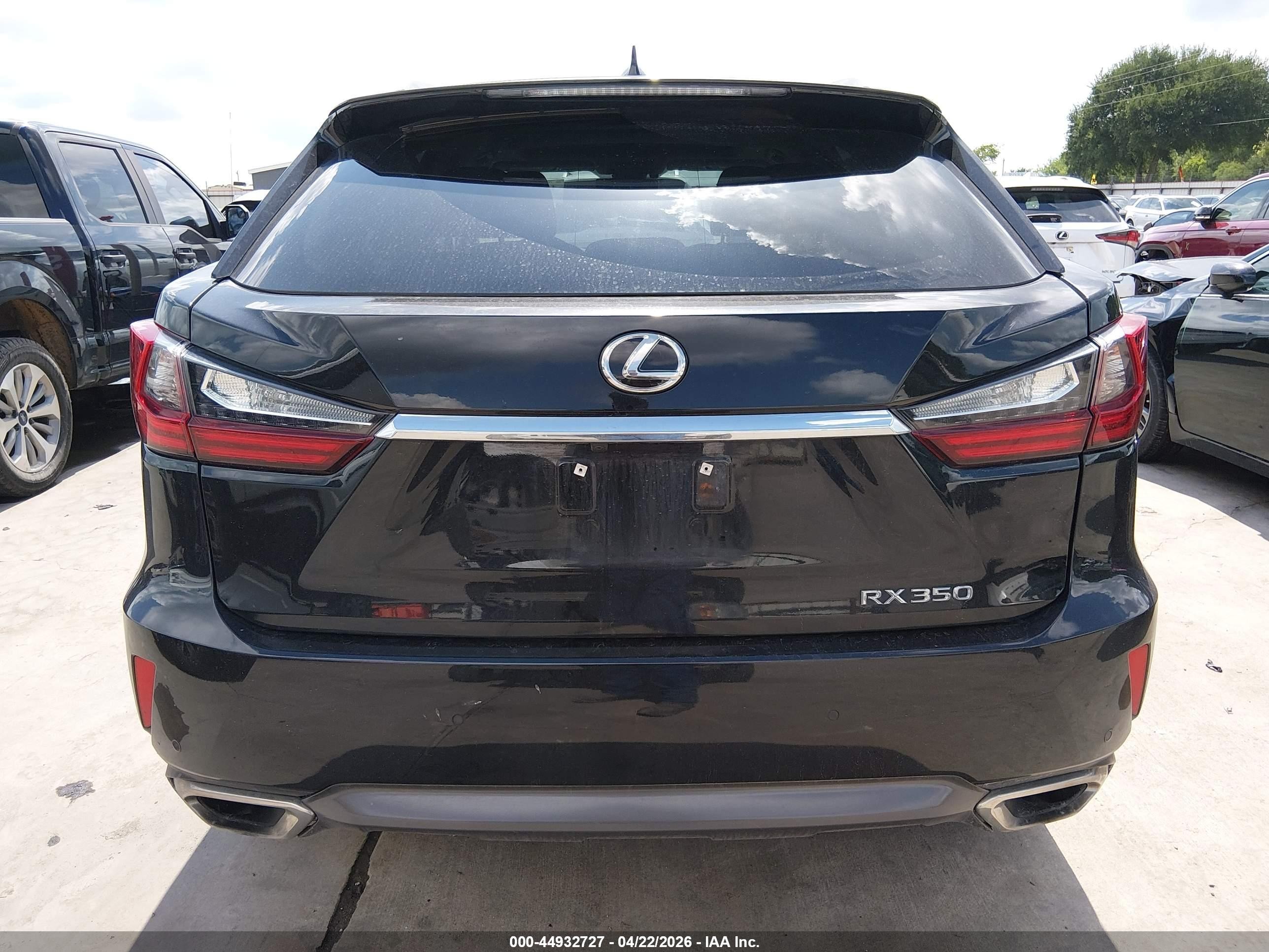 2018 Lexus Rx 350 Black vin: 2T2ZZMCA0JC100112