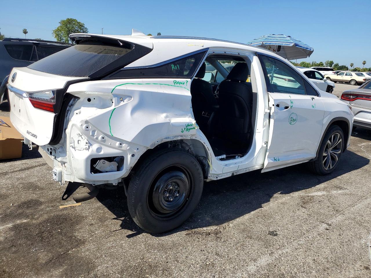 2017 Lexus Rx 350 Base White vin: 2T2ZZMCA3HC036206