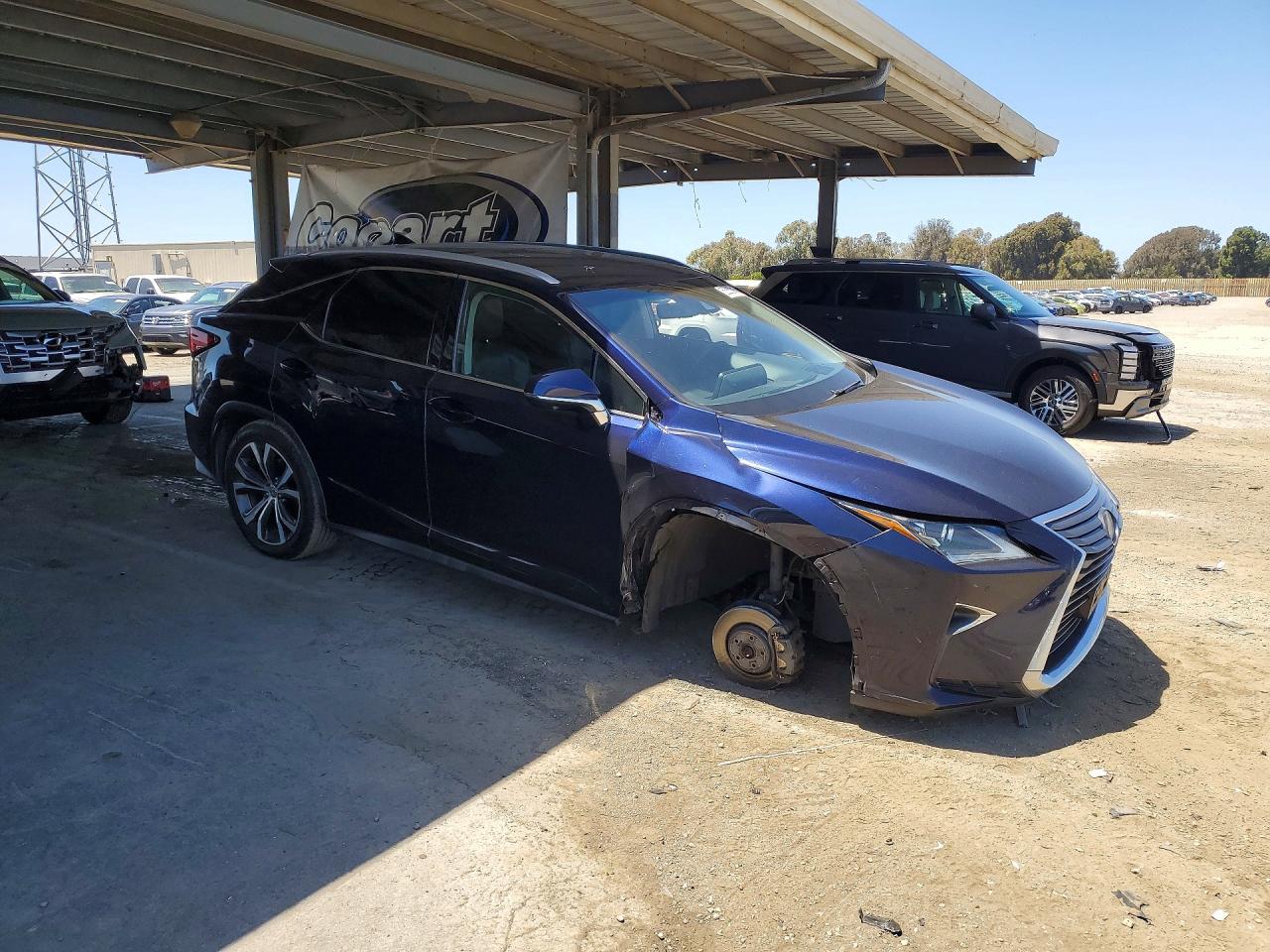2017 Lexus Rx 350 Base Blue vin: 2T2ZZMCA5HC053542