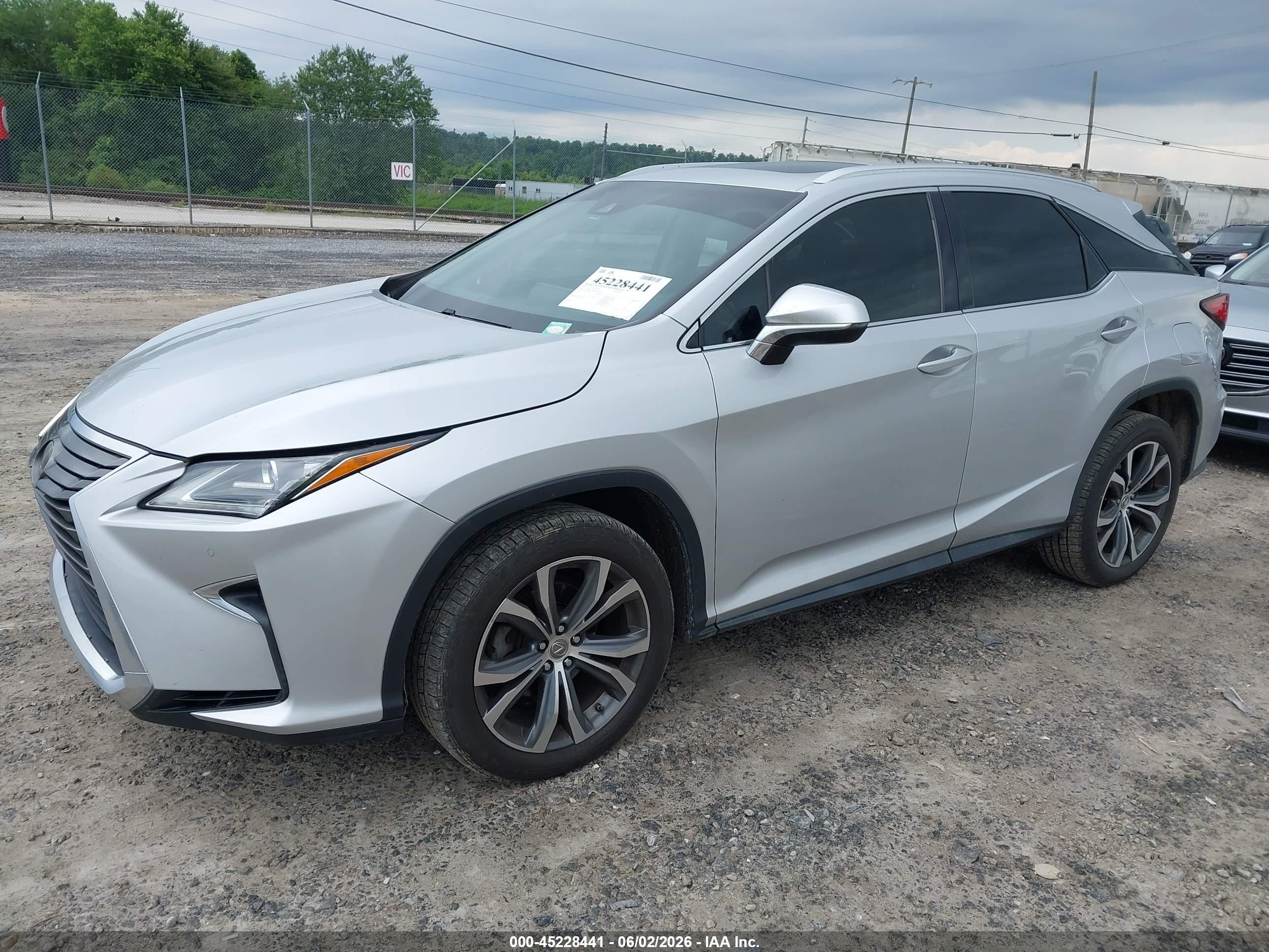 2017 Lexus Rx 350 Серебряный vin: 2T2ZZMCA5HC057932