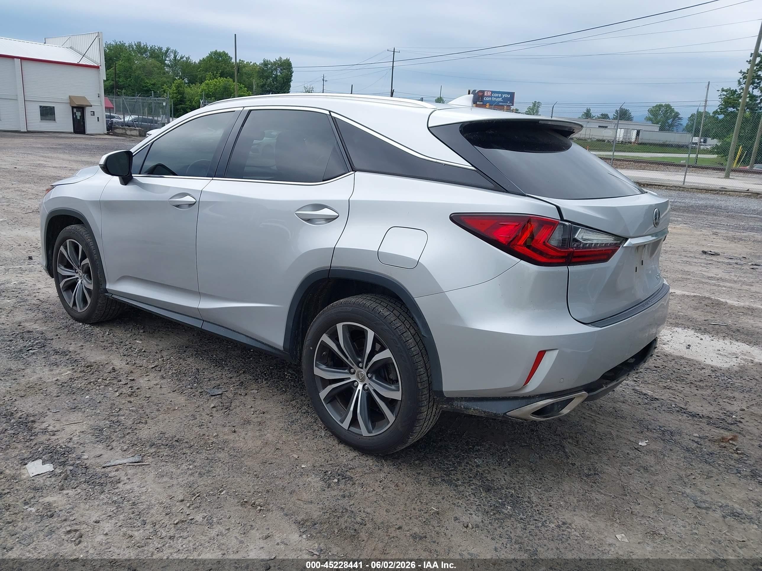 2017 Lexus Rx 350 Серебряный vin: 2T2ZZMCA5HC057932