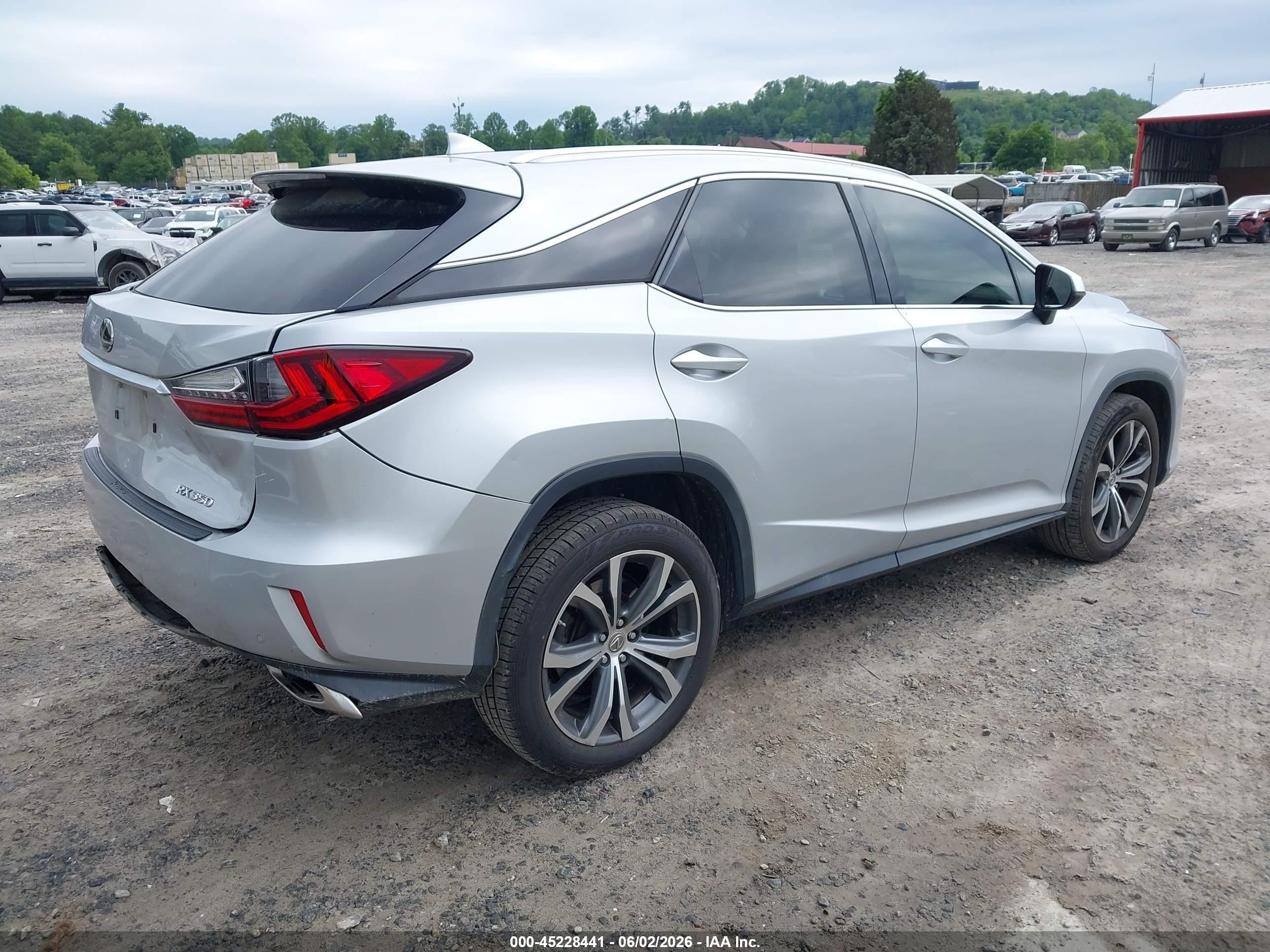 2017 Lexus Rx 350 Серебряный vin: 2T2ZZMCA5HC057932