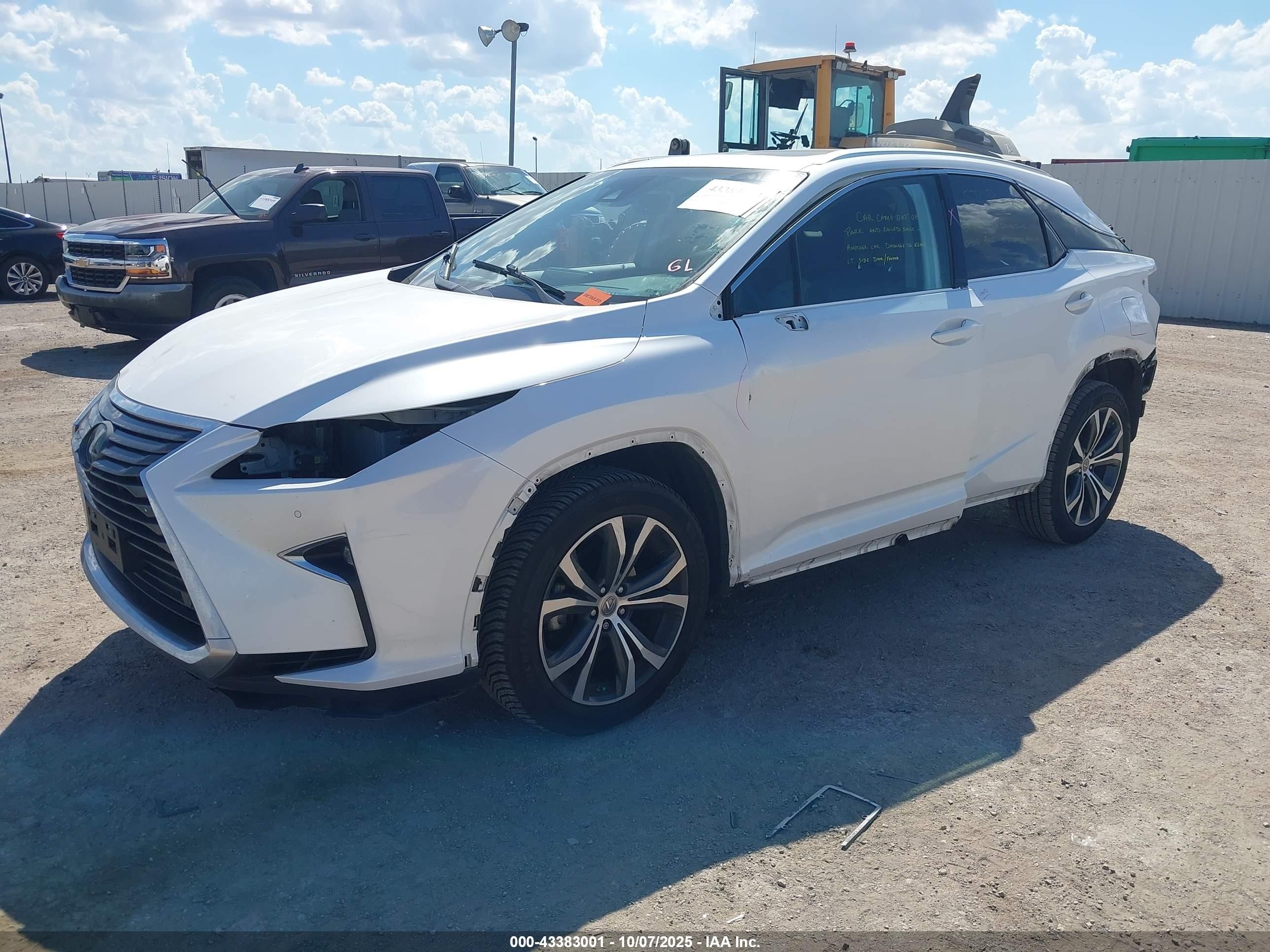 2017 Lexus Rx 350   Белый vin: 2T2ZZMCA5HC073175
