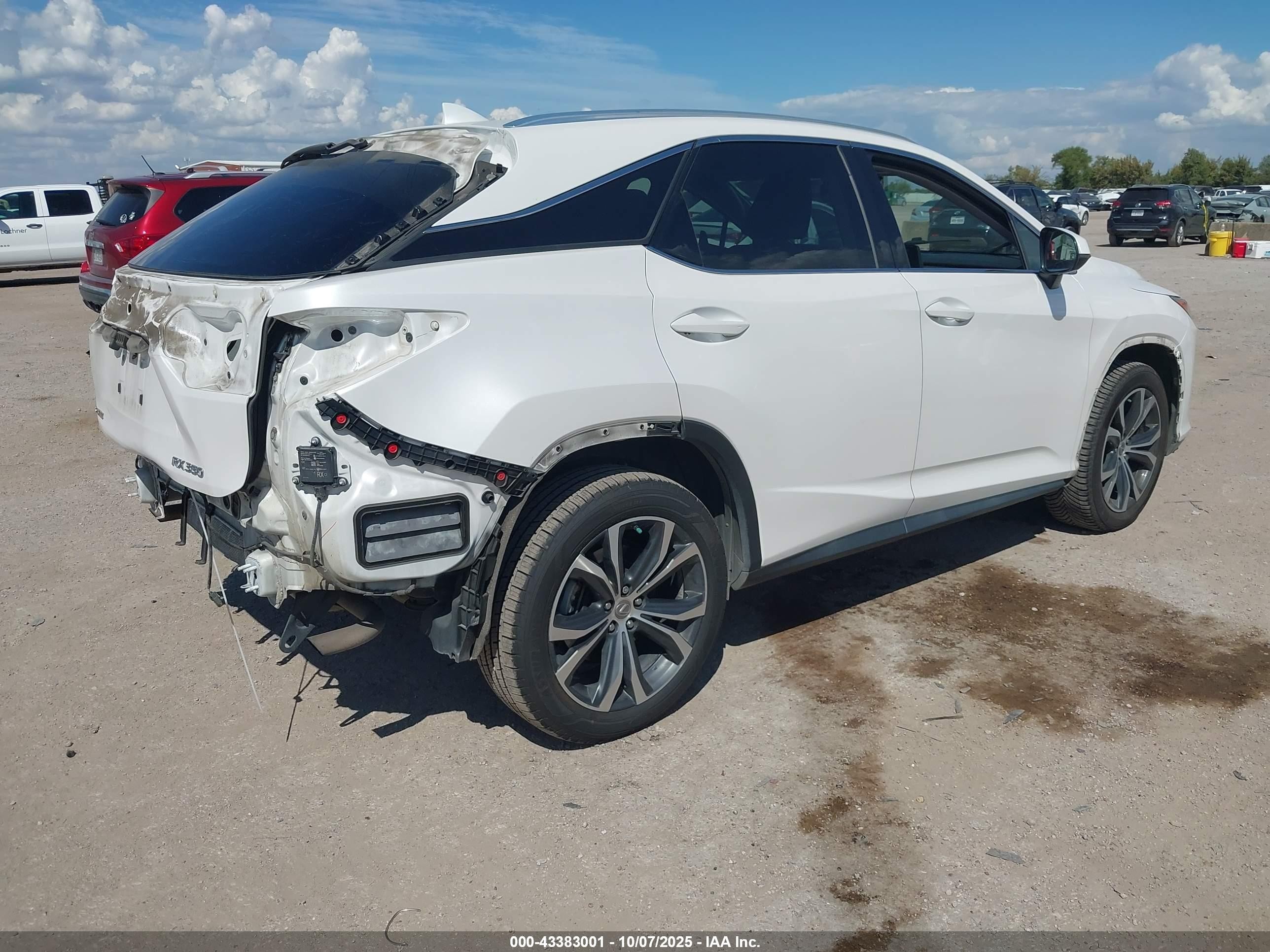 2017 Lexus Rx 350   Белый vin: 2T2ZZMCA5HC073175