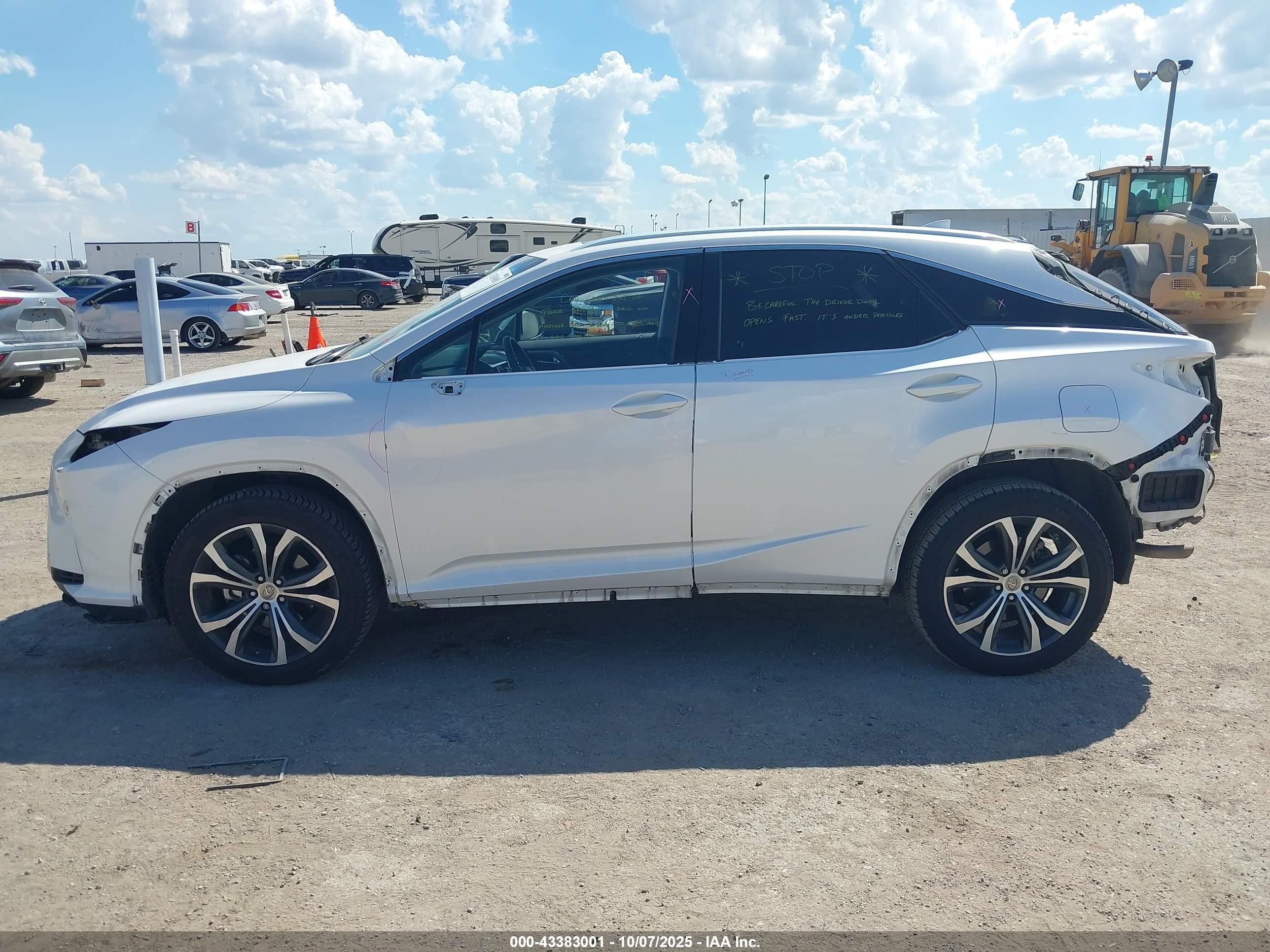 2017 Lexus Rx 350   Белый vin: 2T2ZZMCA5HC073175