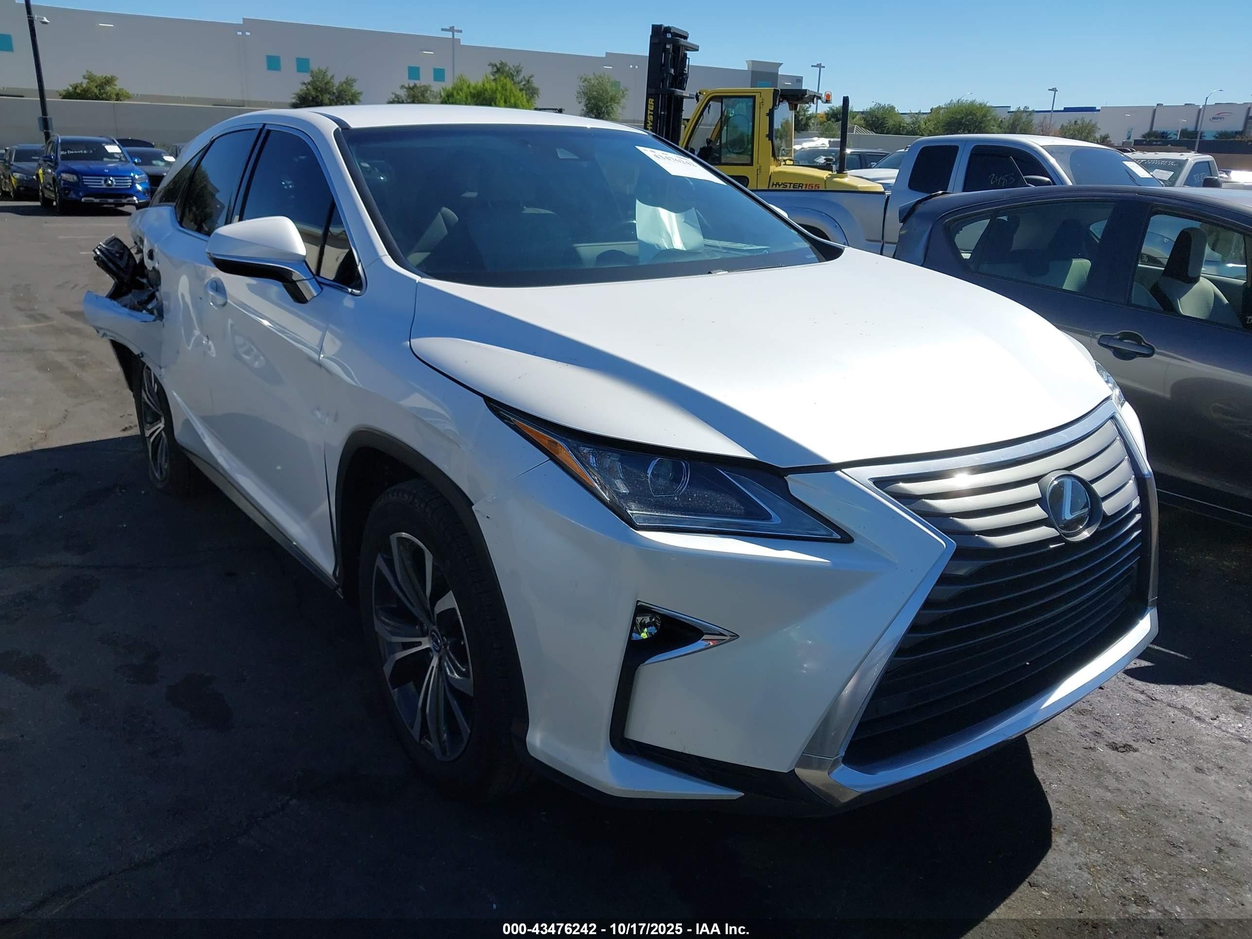 2018 Lexus Rx 350   White vin: 2T2ZZMCA5JC109808