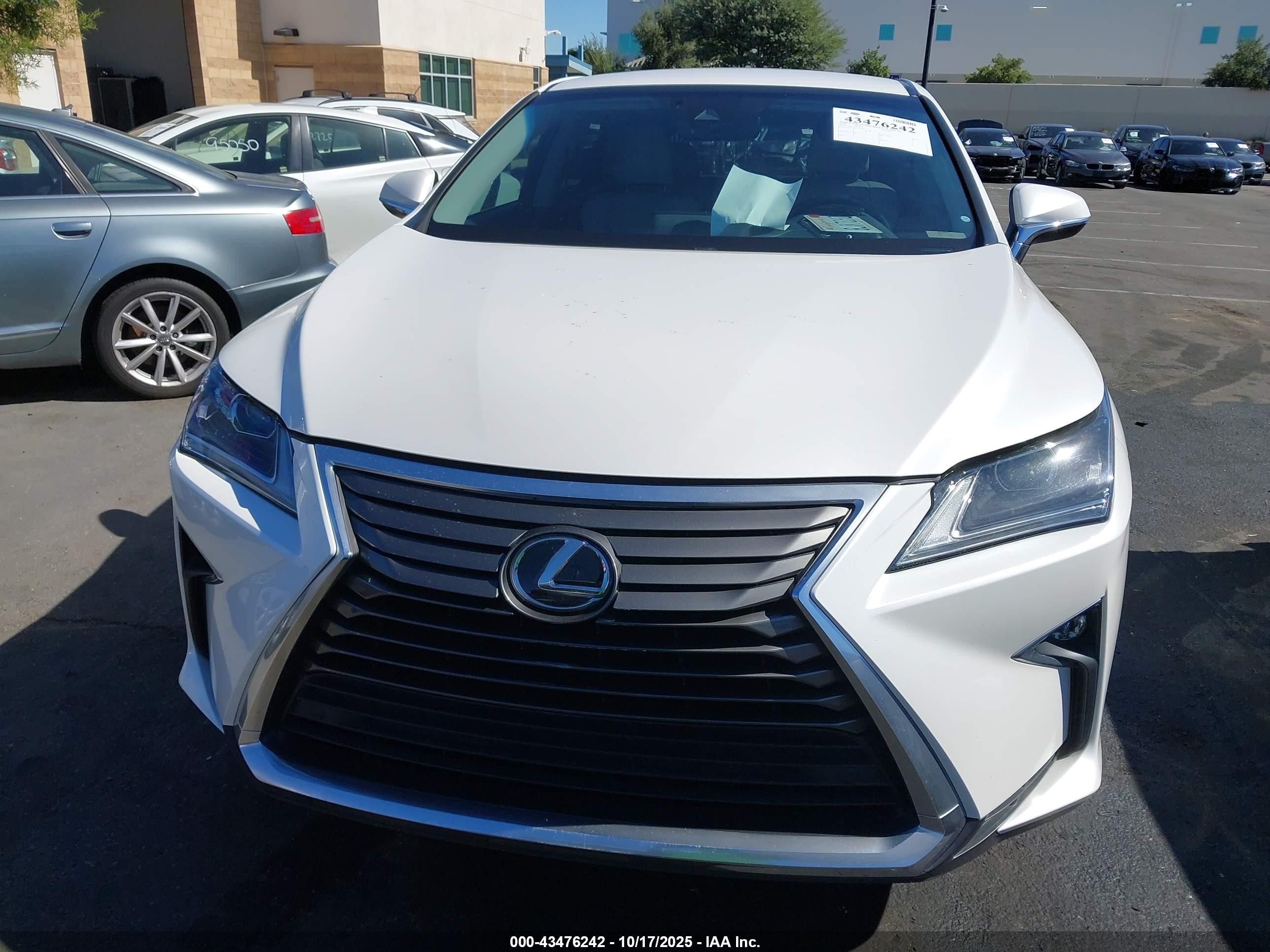 2018 Lexus Rx 350   White vin: 2T2ZZMCA5JC109808