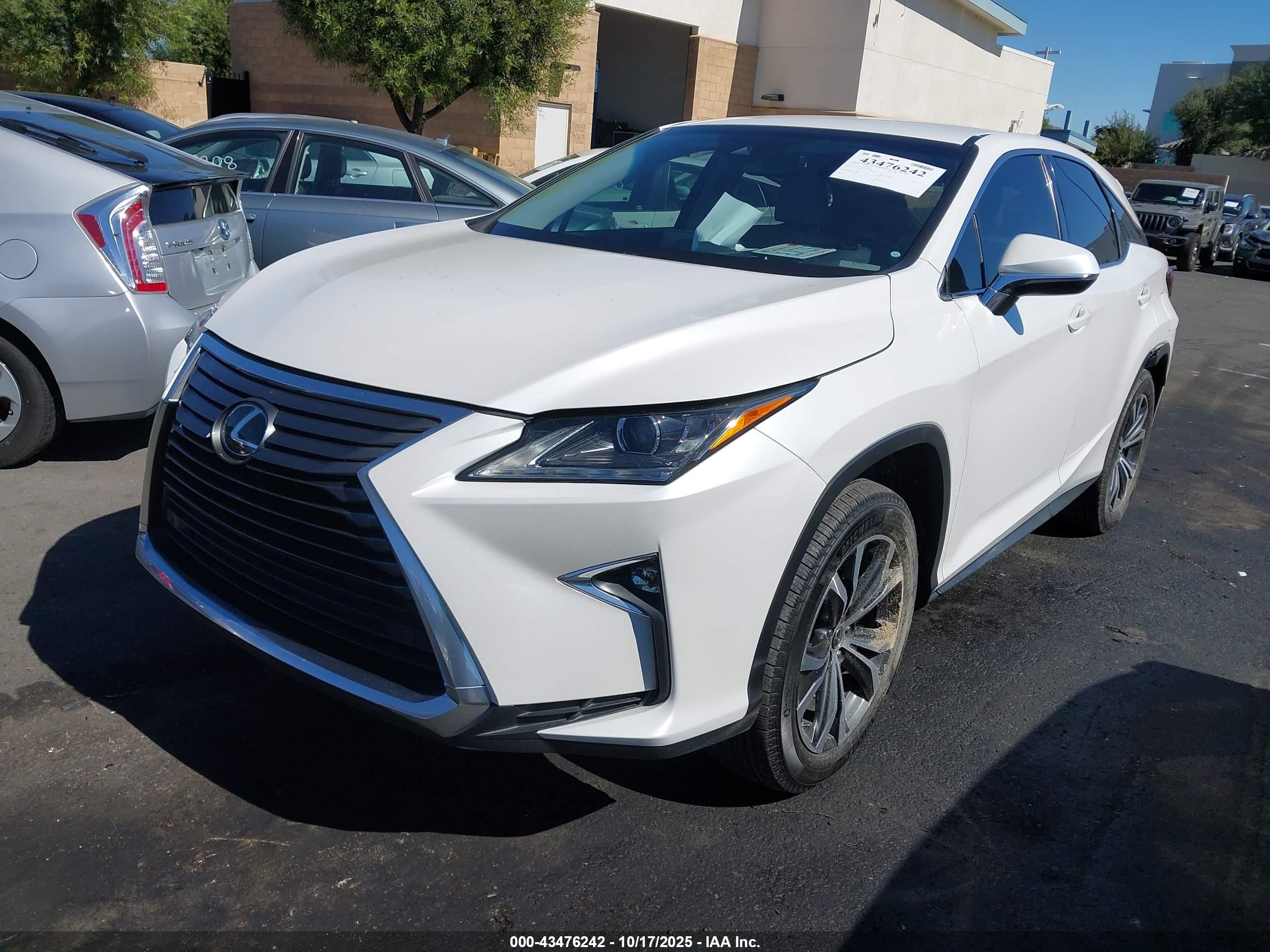 2018 Lexus Rx 350   White vin: 2T2ZZMCA5JC109808