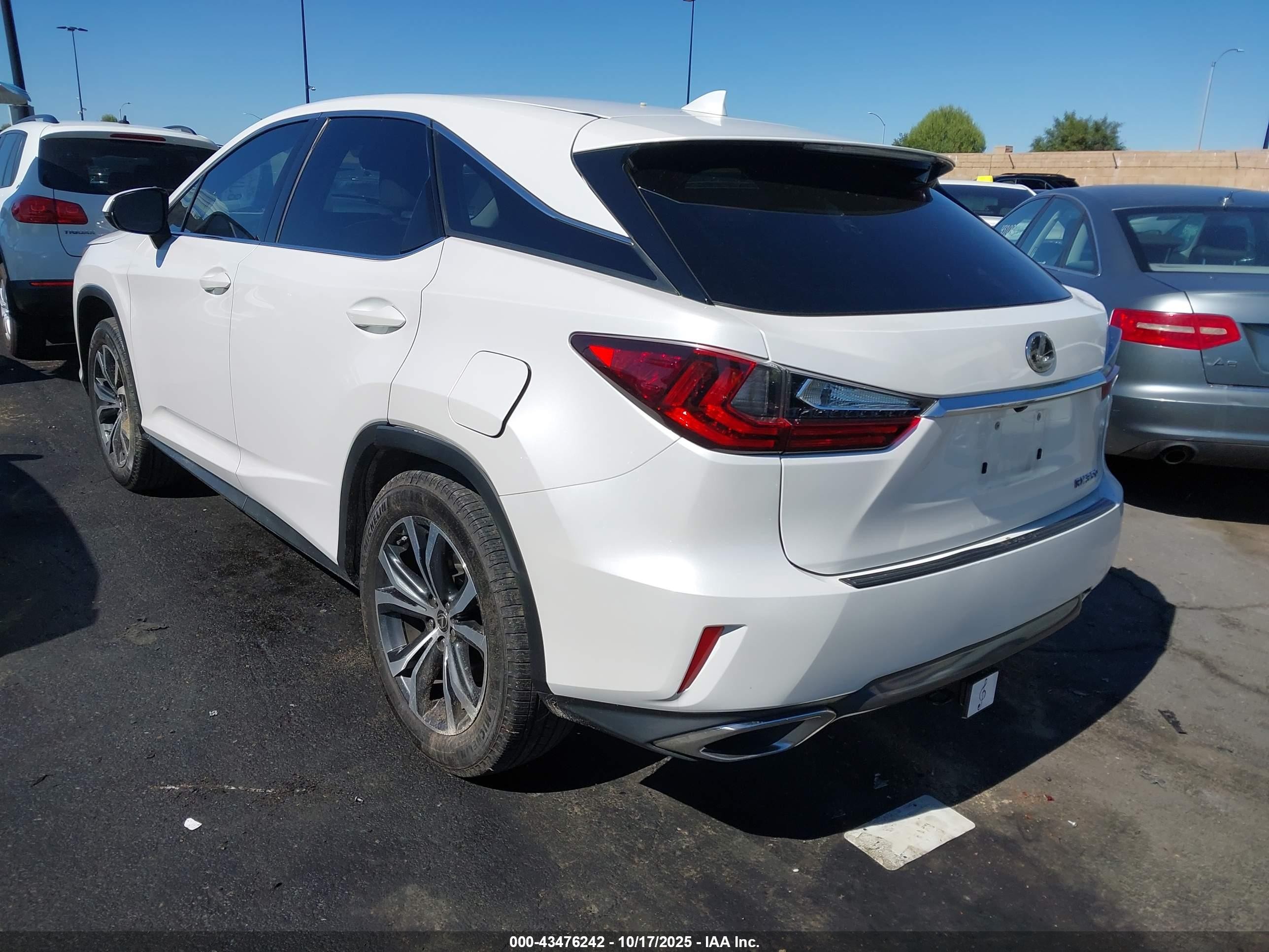 2018 Lexus Rx 350   White vin: 2T2ZZMCA5JC109808