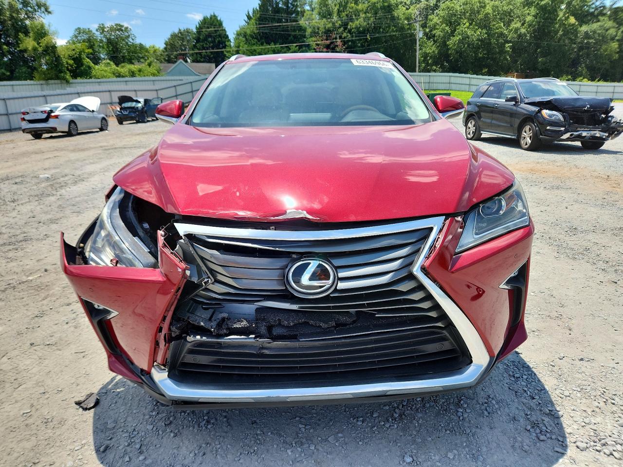 2016 Lexus Rx 350 Red vin: 2T2ZZMCA6GC012819
