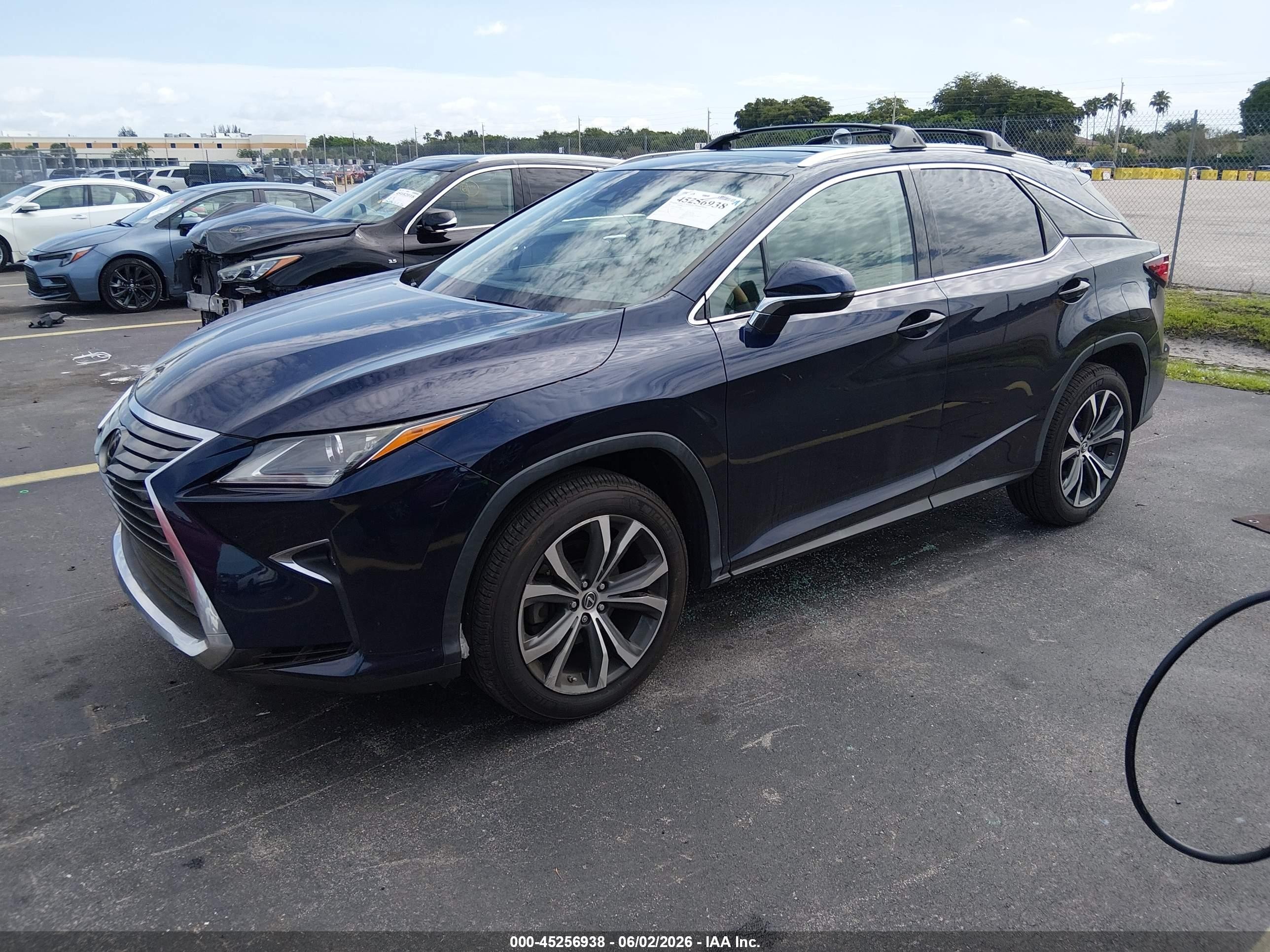 2019 Lexus Rx 350   Blue vin: 2T2ZZMCA6KC117580