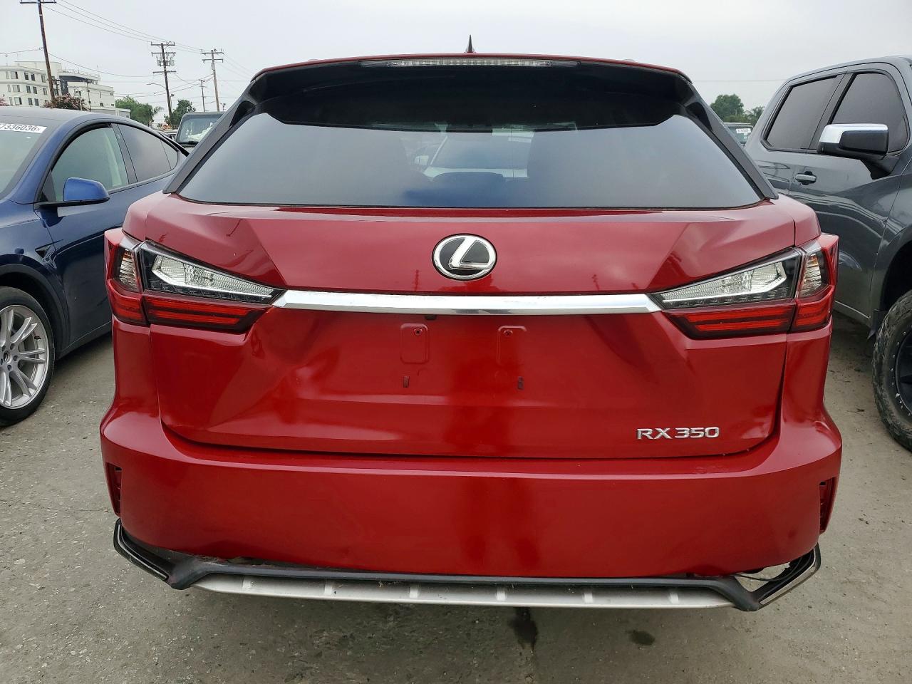 2016 Lexus Rx 350 Red vin: 2T2ZZMCA7GC020489