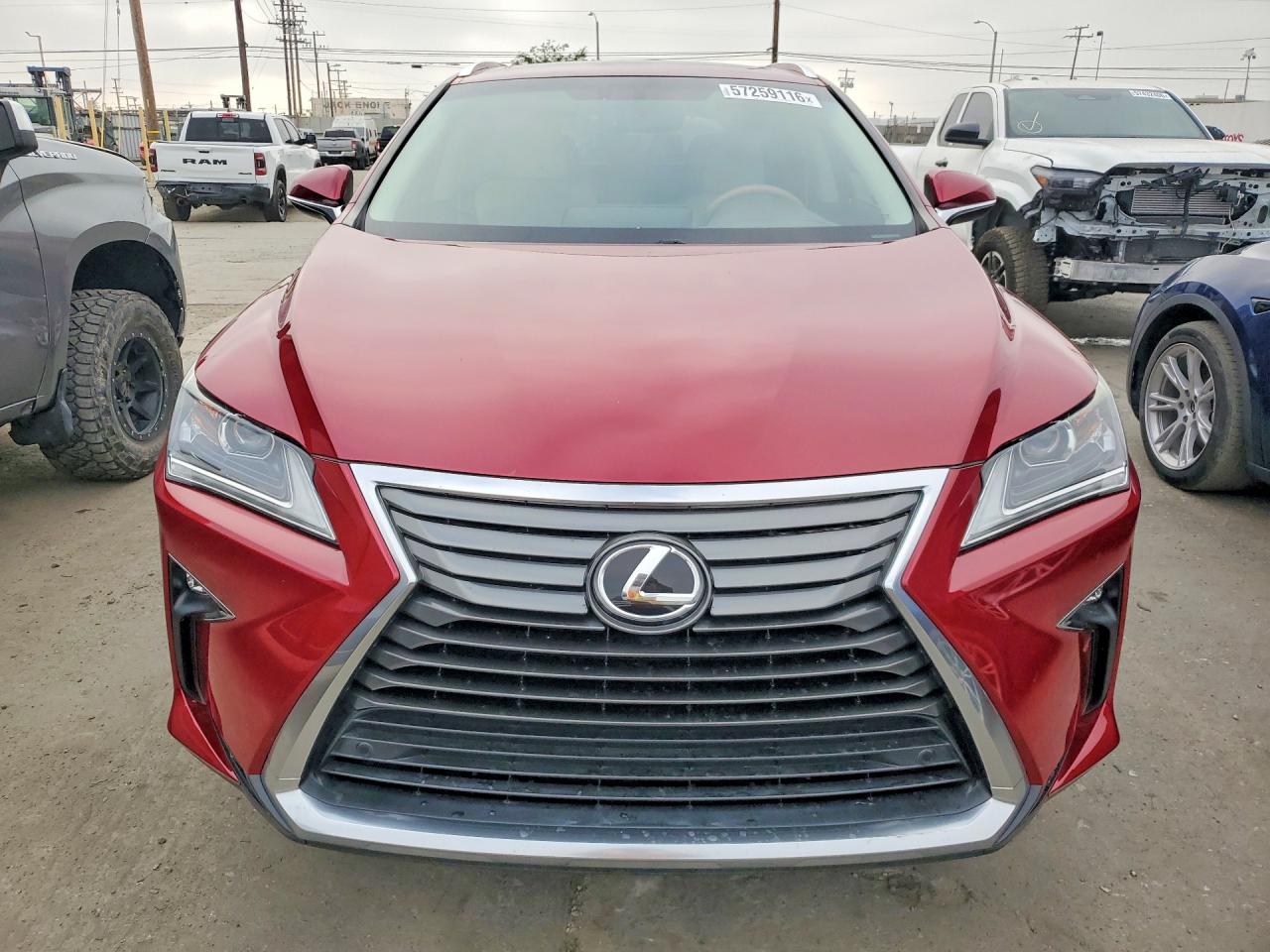2016 Lexus Rx 350 Red vin: 2T2ZZMCA7GC020489