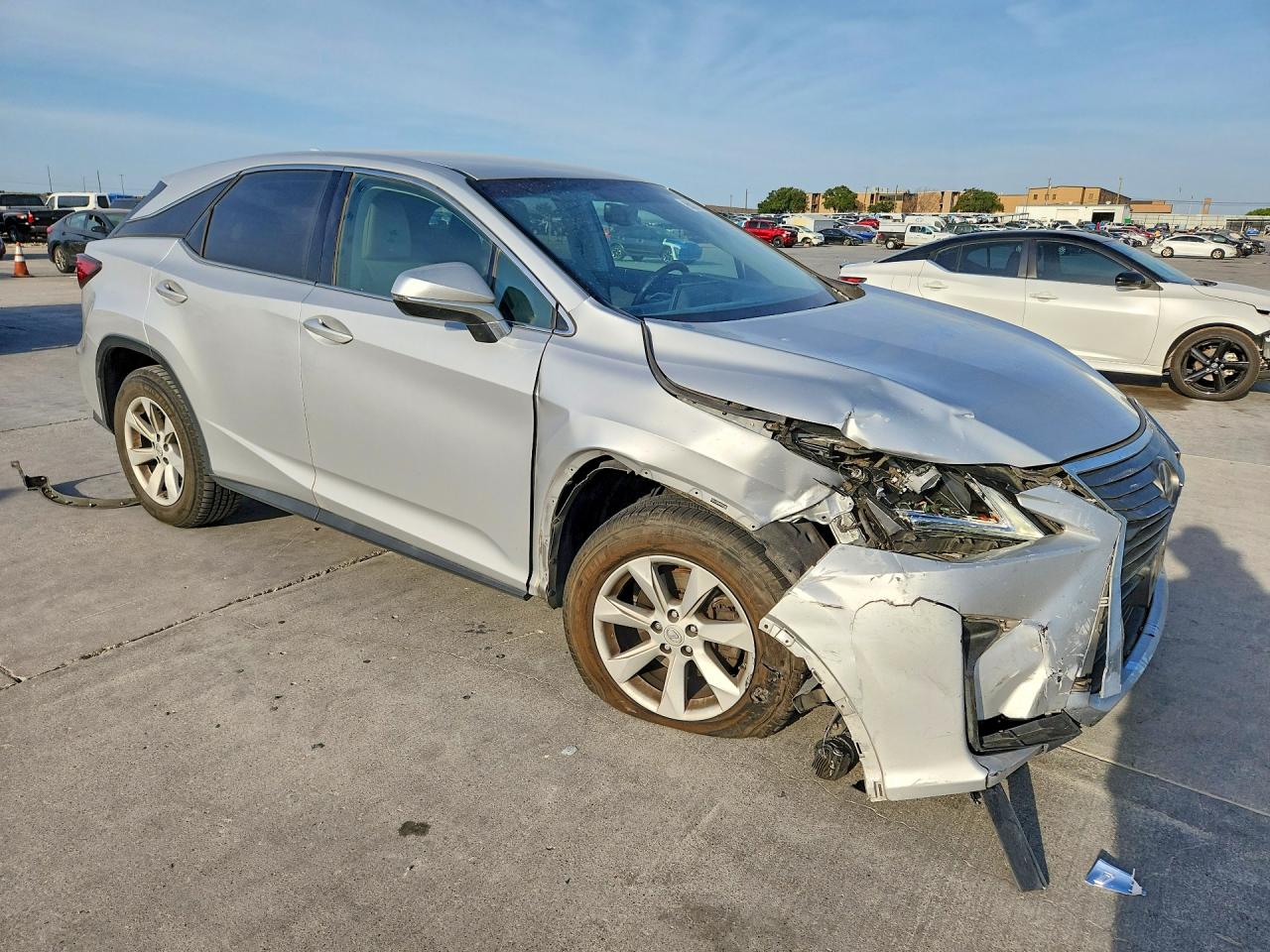 2016 Lexus Rx 350 Silver vin: 2T2ZZMCA7GC031282