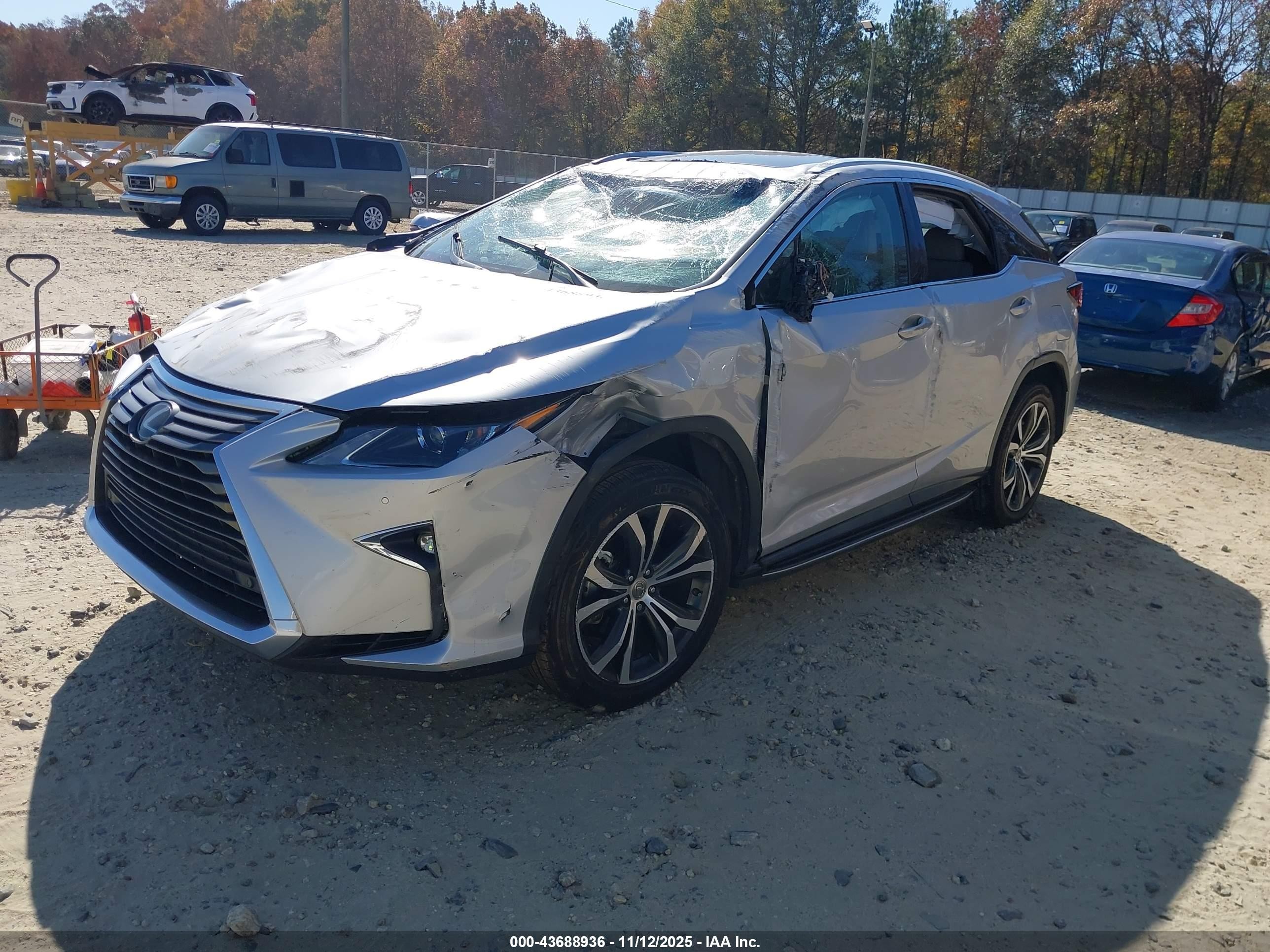 2017 Lexus Rx 350   Silver vin: 2T2ZZMCA7HC053865