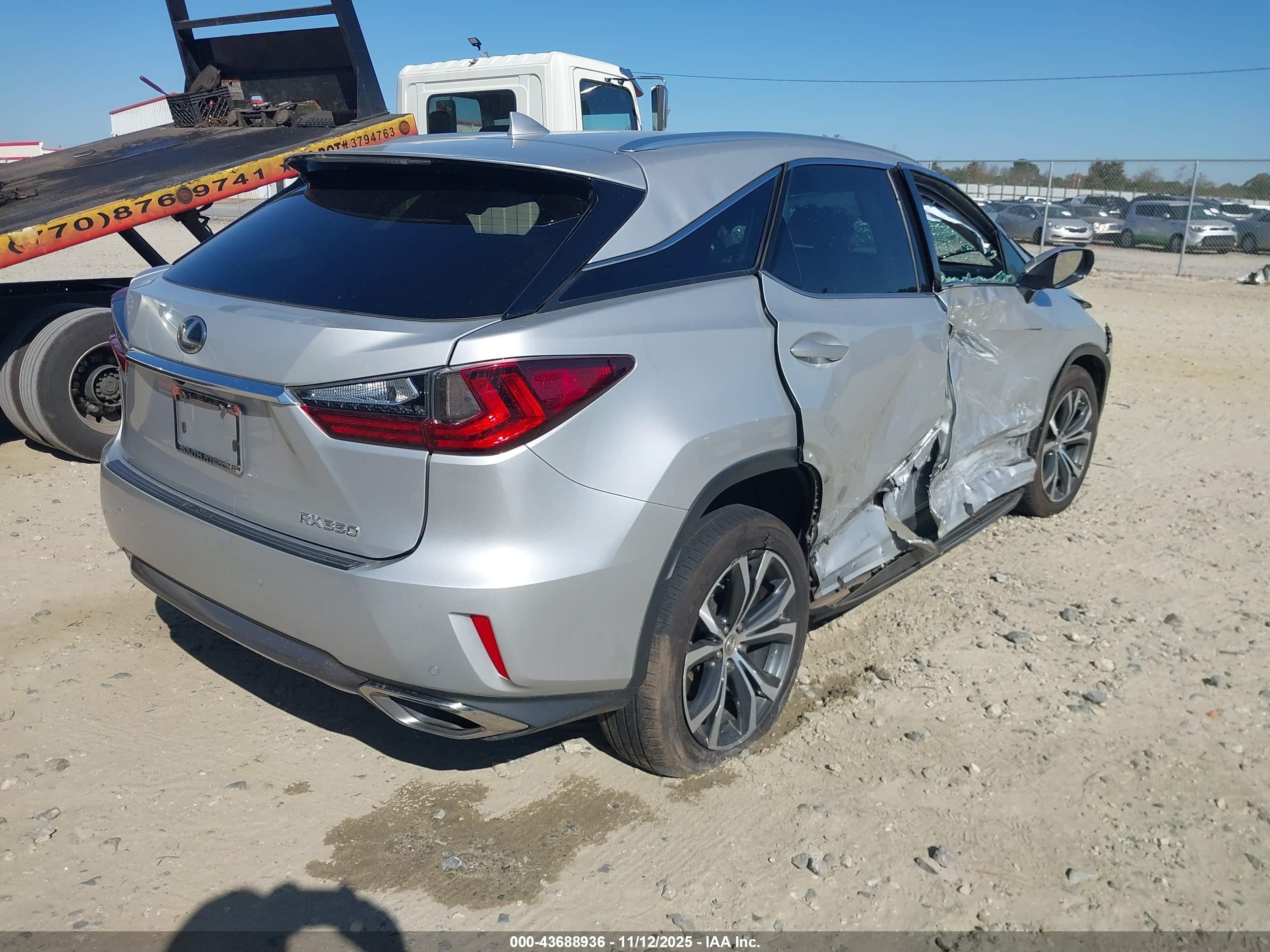 2017 Lexus Rx 350   Silver vin: 2T2ZZMCA7HC053865