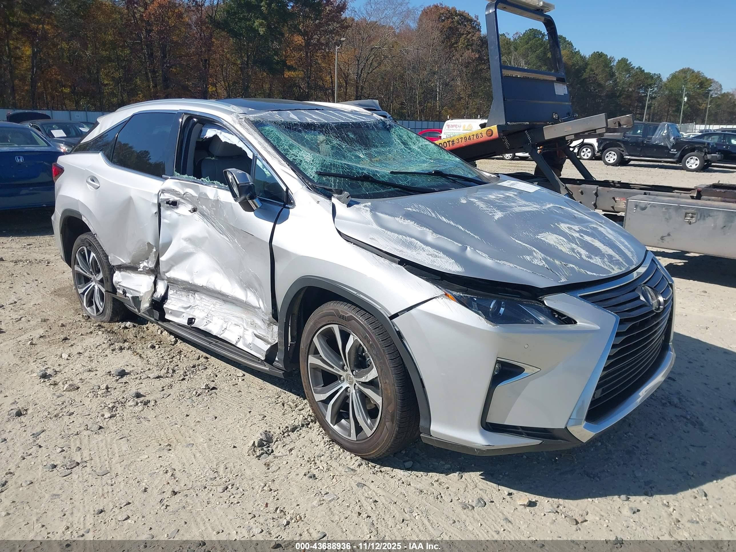 2017 Lexus Rx 350   Silver vin: 2T2ZZMCA7HC053865
