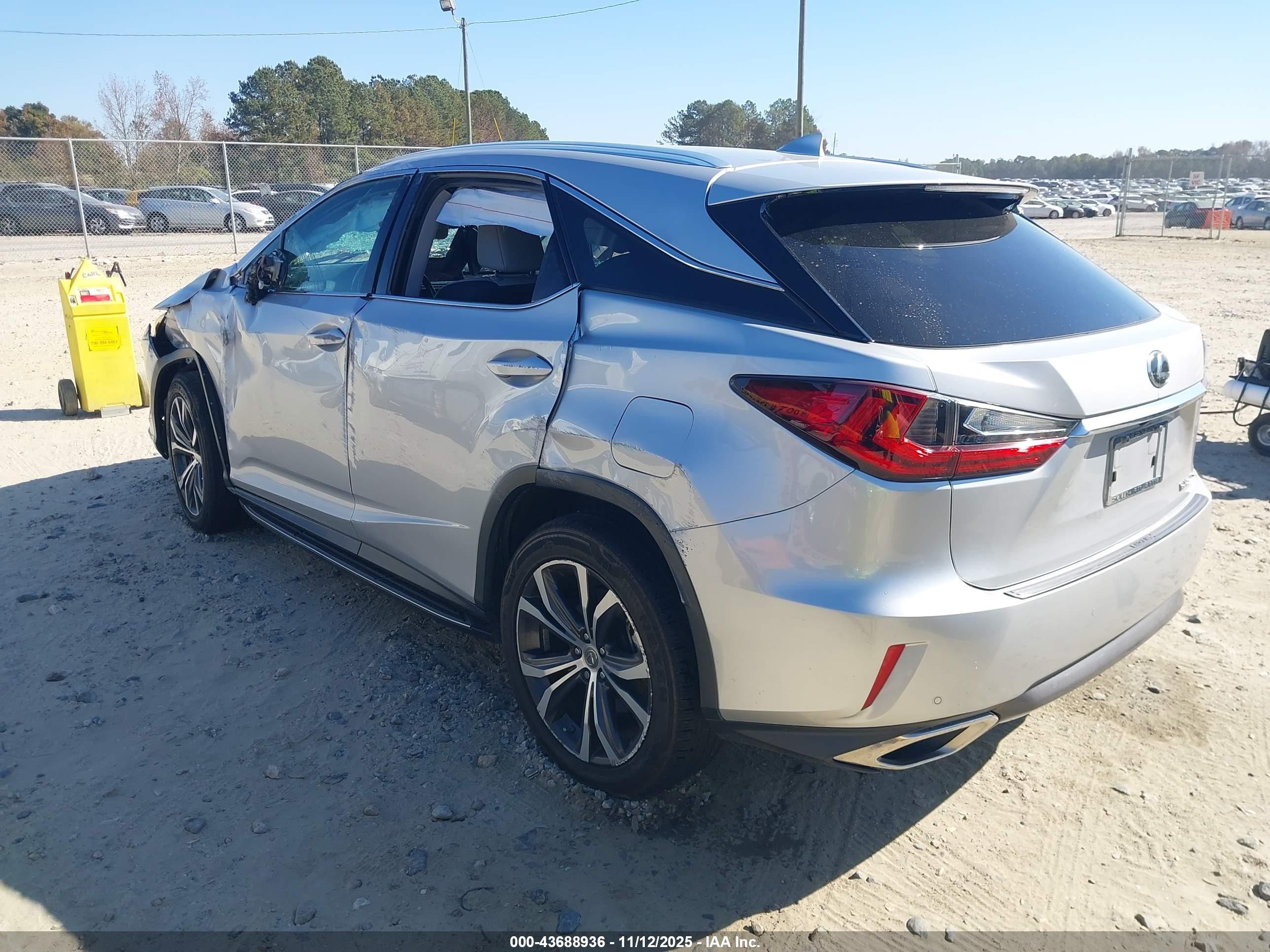 2017 Lexus Rx 350   Silver vin: 2T2ZZMCA7HC053865