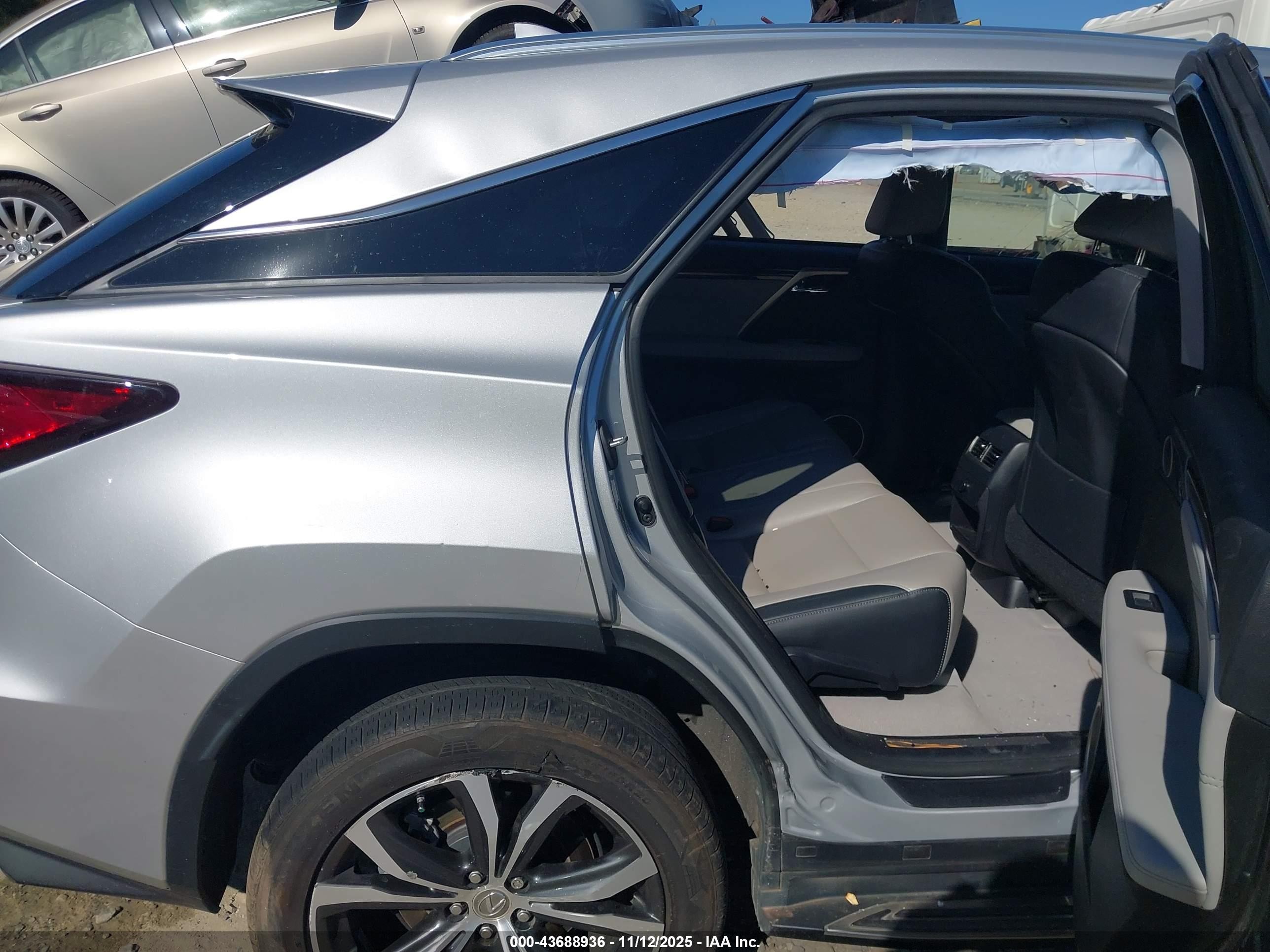 2017 Lexus Rx 350   Silver vin: 2T2ZZMCA7HC053865