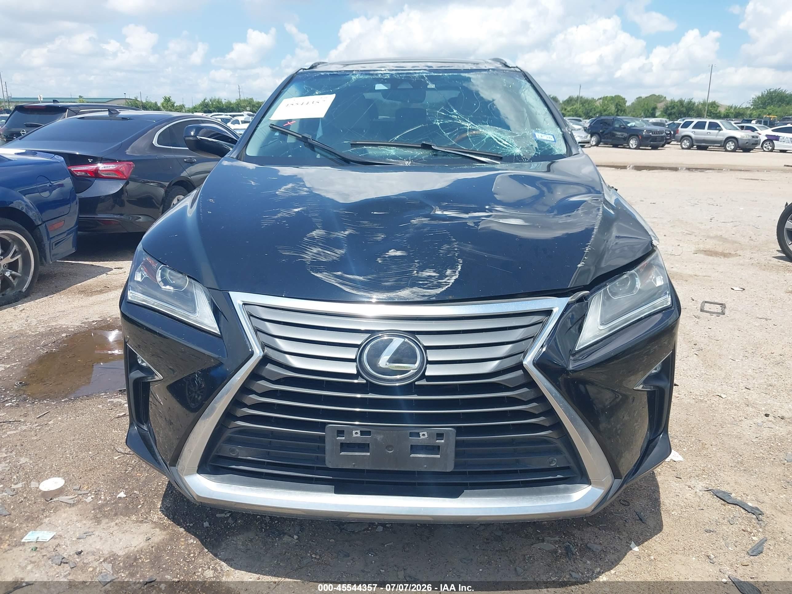2016 Lexus Rx 350   Black vin: 2T2ZZMCA8GC004656