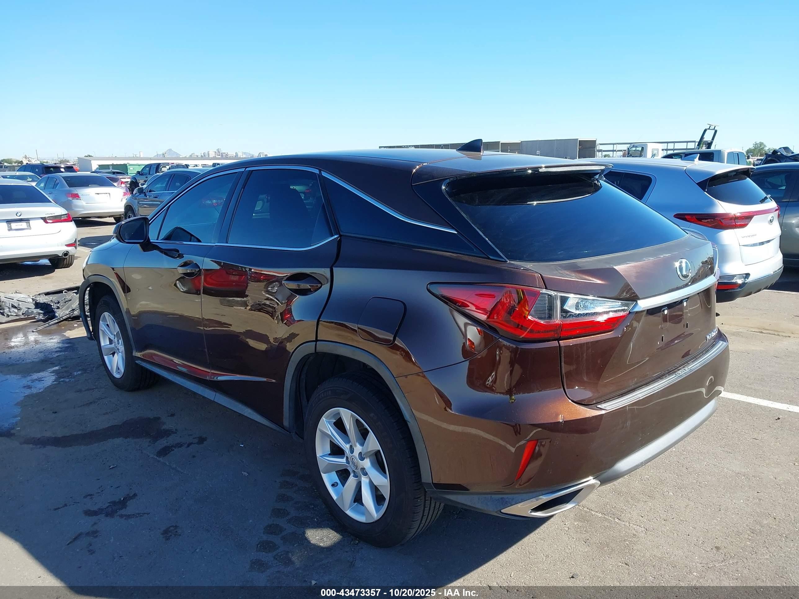 2016 Lexus Rx 350 Темно-бордовый vin: 2T2ZZMCA9GC023524