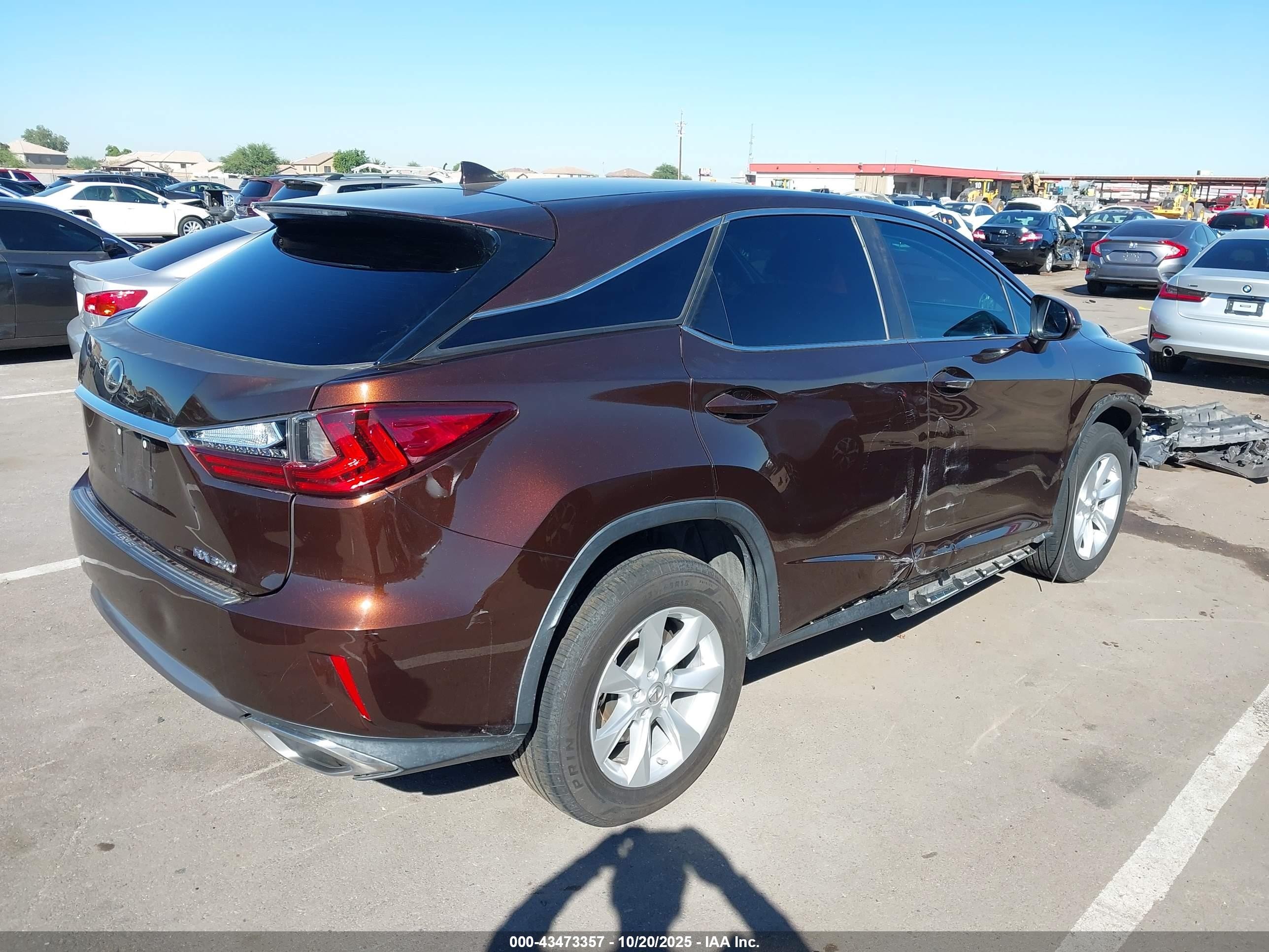 2016 Lexus Rx 350 Темно-бордовый vin: 2T2ZZMCA9GC023524