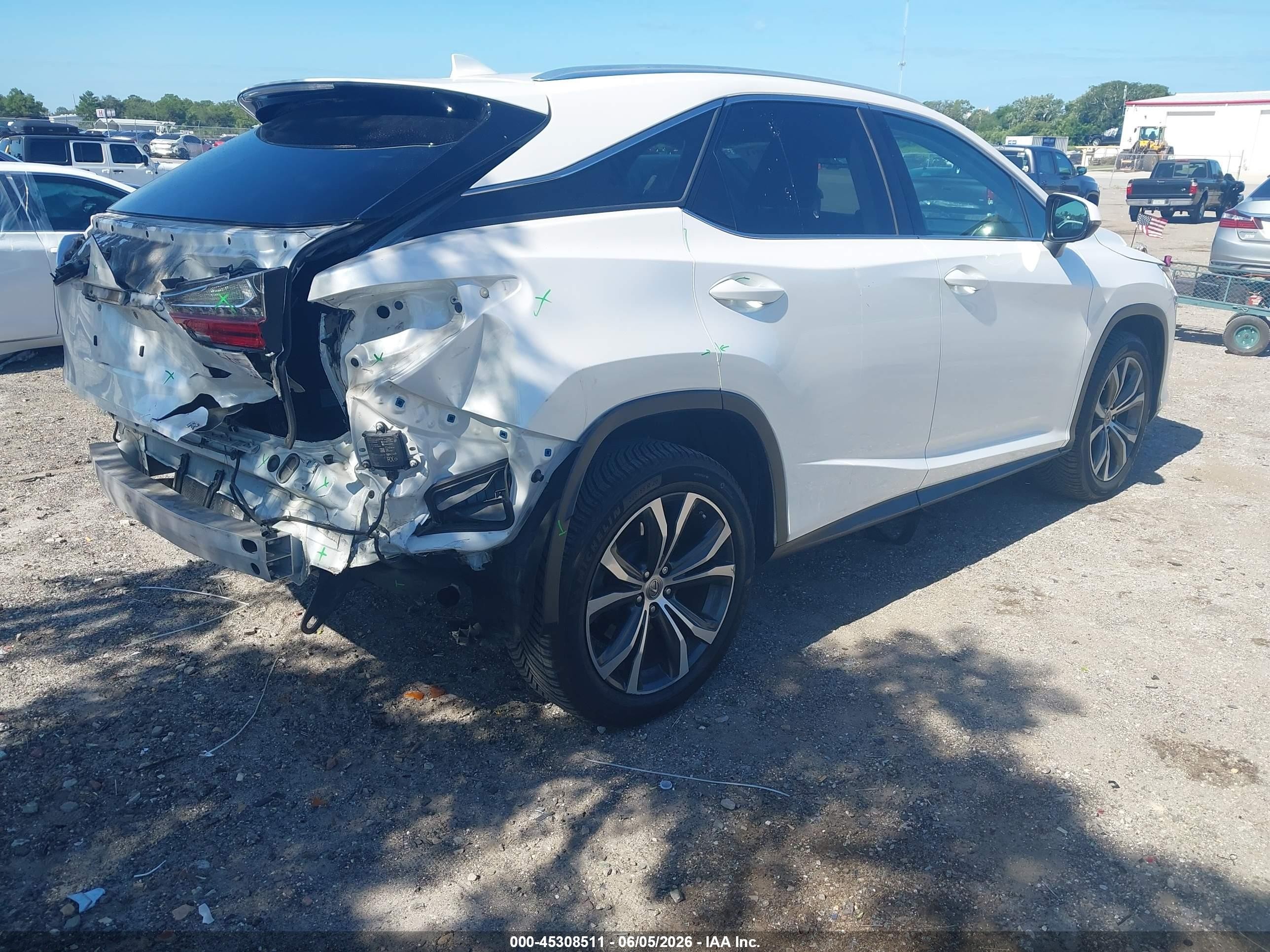 2017 Lexus Rx 350 White vin: 2T2ZZMCA9HC071493