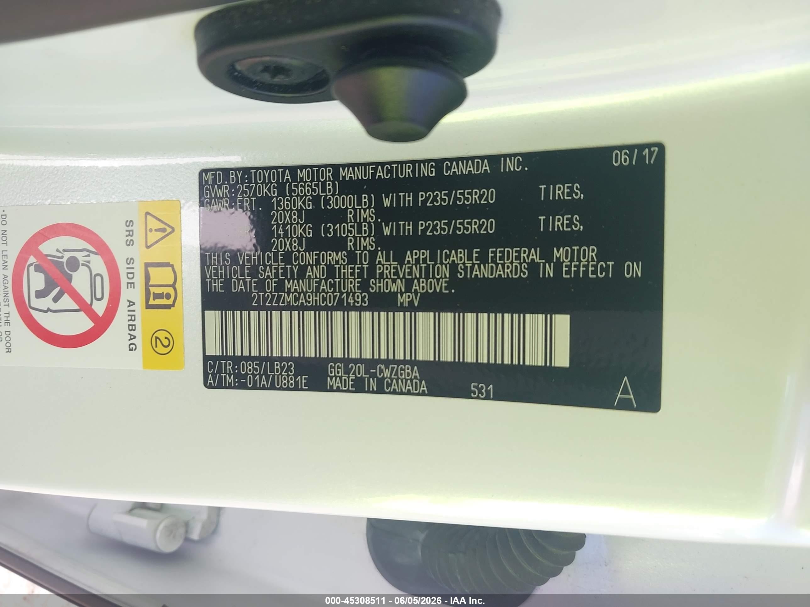 2017 Lexus Rx 350 White vin: 2T2ZZMCA9HC071493