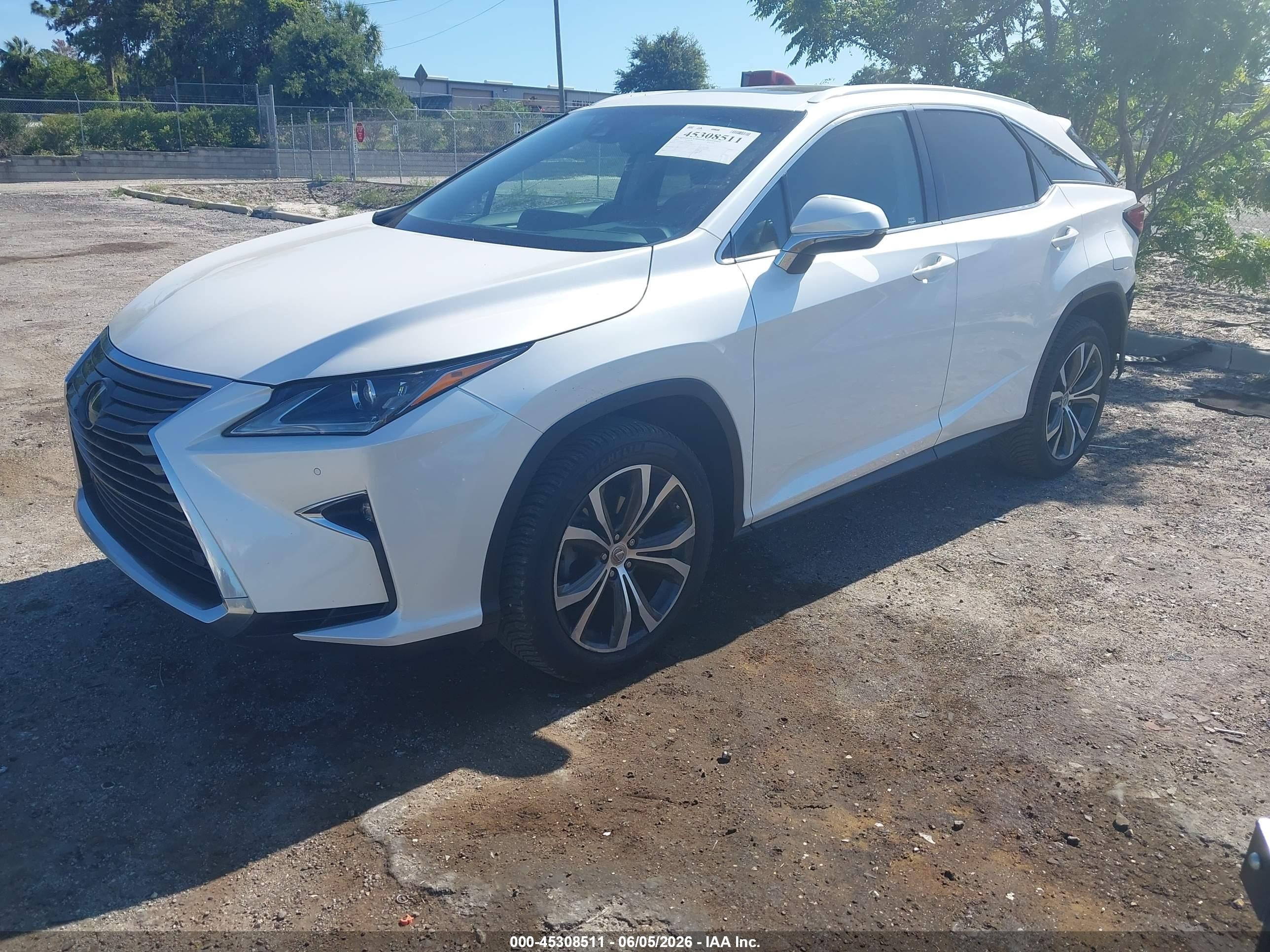 2017 Lexus Rx 350 White vin: 2T2ZZMCA9HC071493