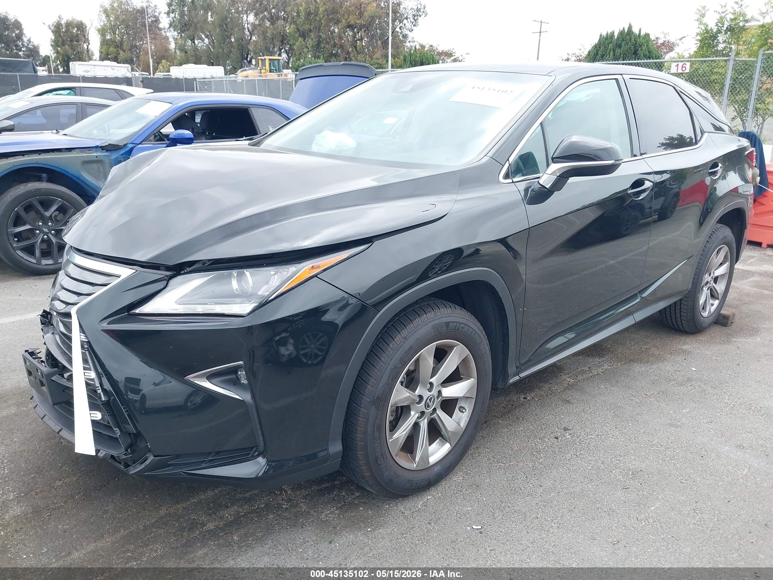 2019 Lexus Rx 350   Black vin: 2T2ZZMCA9KC145051