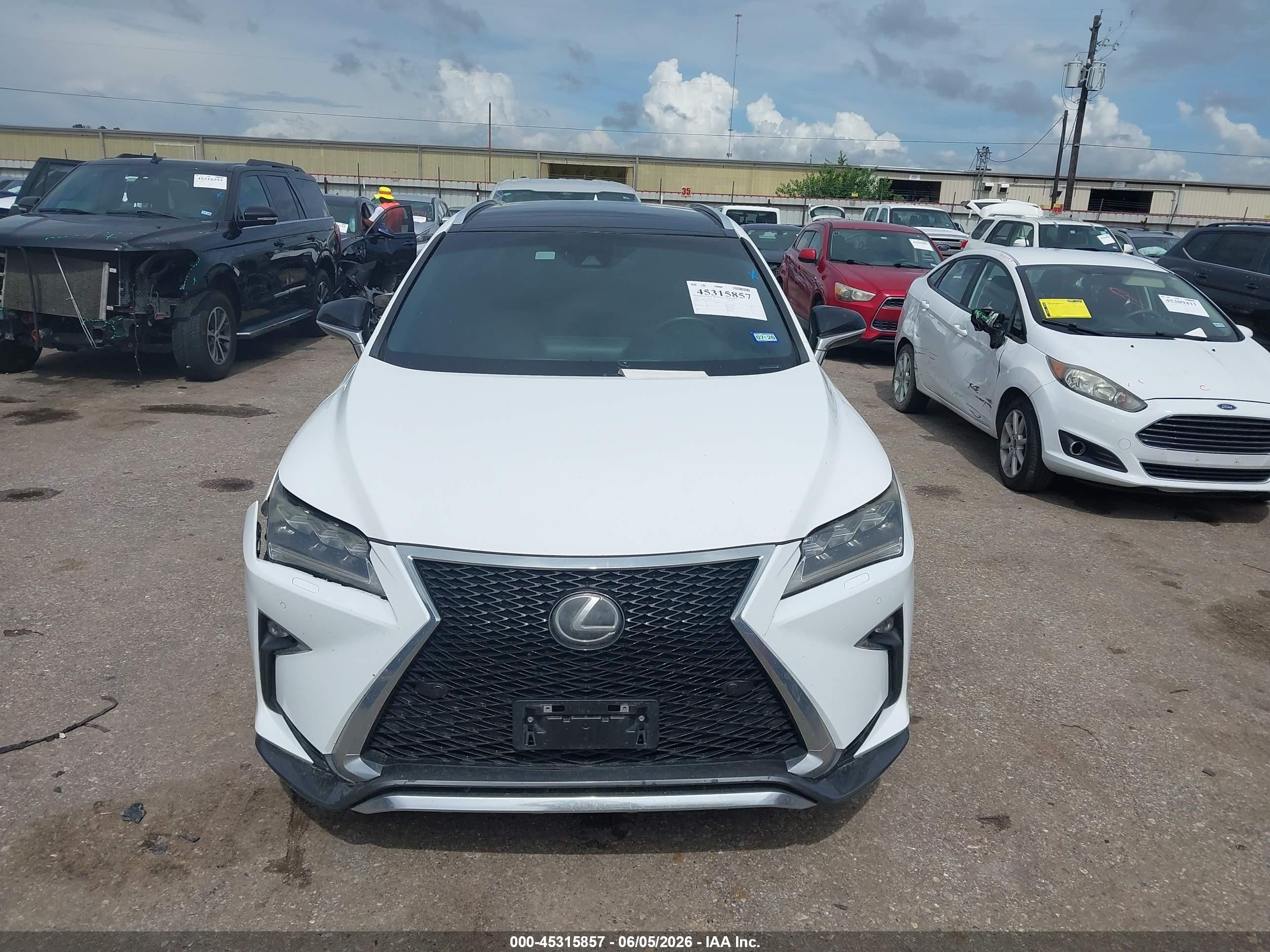2017 Lexus Rx 350 F Sport Белый vin: 2T2ZZMCAXHC087248