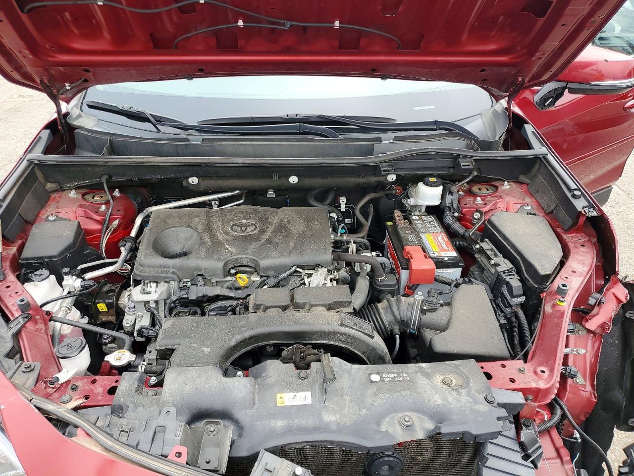 2019 Toyota Rav4 Xle Premium Темно-бордовый vin: 2T3A1RFV2KW064600