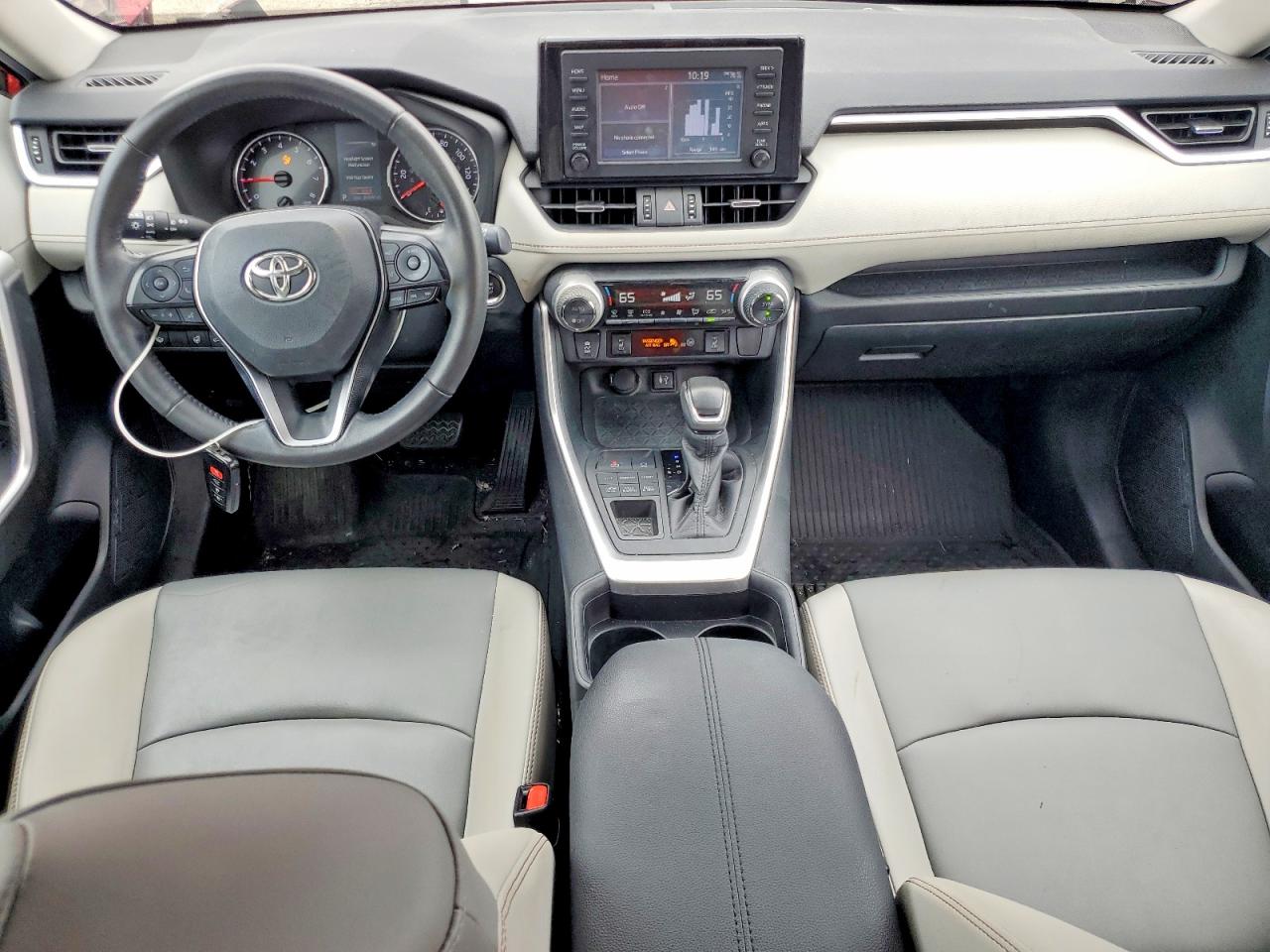 2019 Toyota Rav4 Xle Premium Темно-бордовый vin: 2T3A1RFV2KW064600
