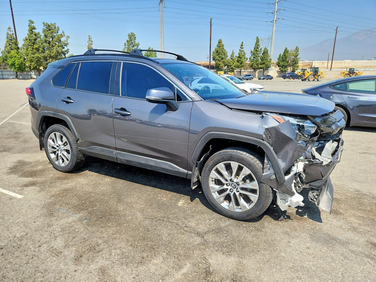 2023 Toyota Rav4 Xle Premium Серый vin: 2T3A1RFV3PW345246