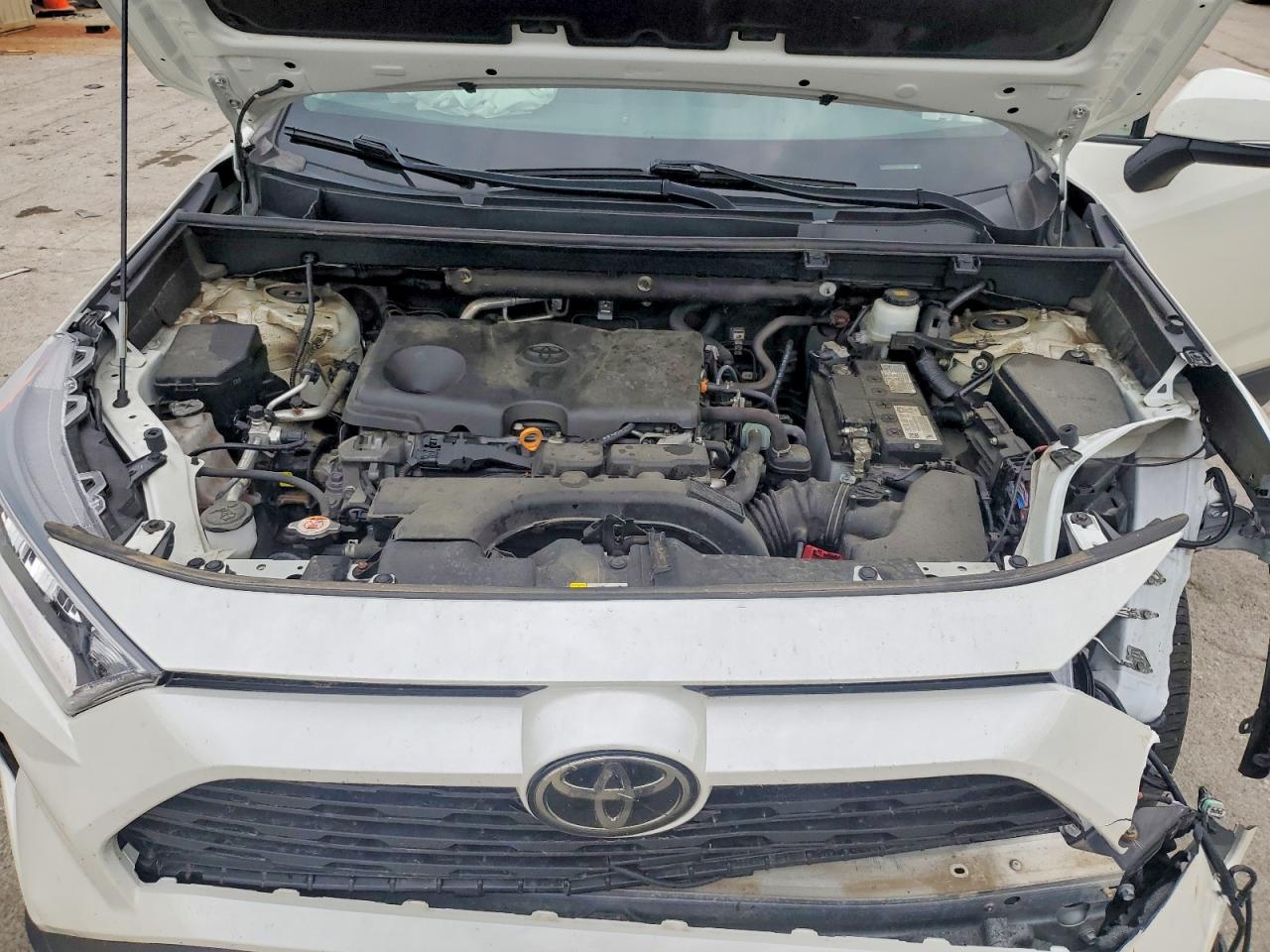 2021 Toyota Rav4 Xle Premium White vin: 2T3A1RFV7MW170009