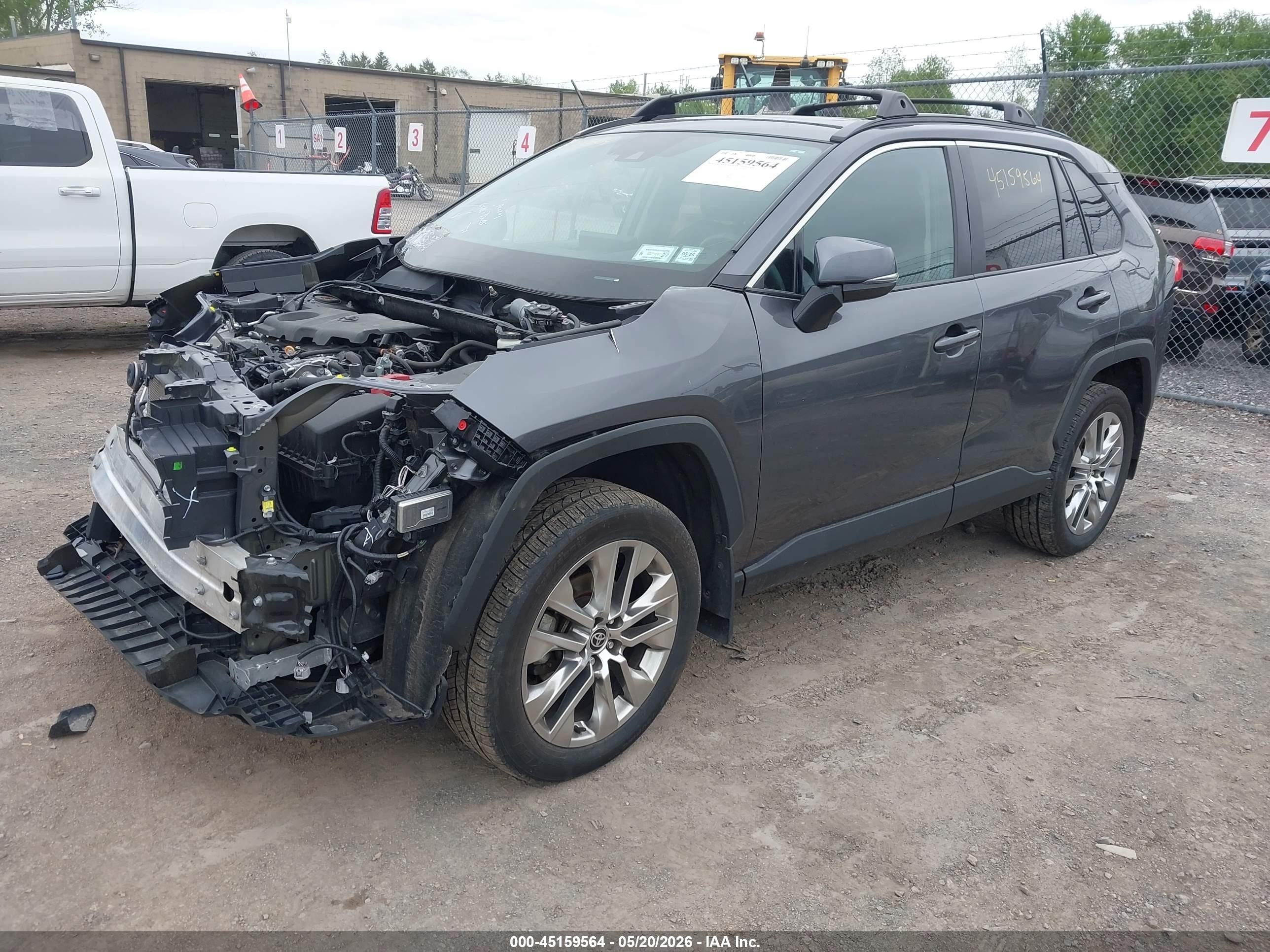 2021 Toyota Rav4 Xle Premium Gray vin: 2T3A1RFVXMC194712