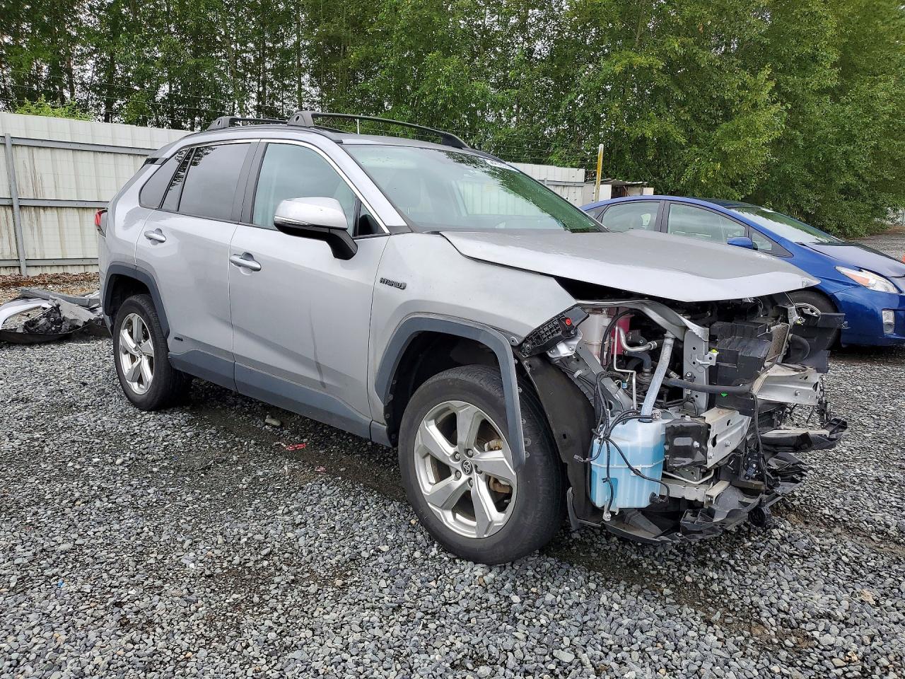 2021 Toyota Rav4 Hybrid Xle Premium Серебряный vin: 2T3B6RFV4MW022891