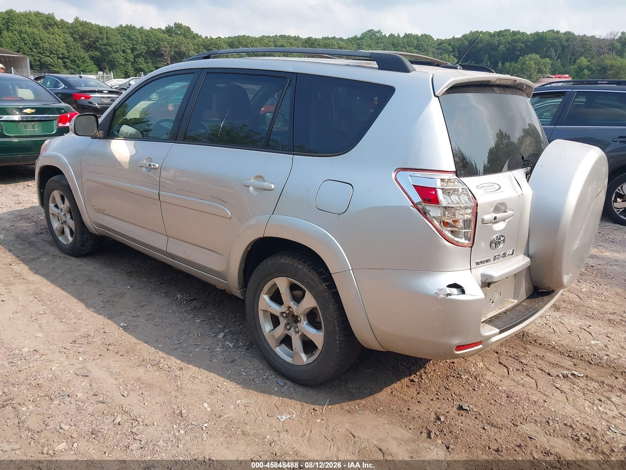2009 Toyota Rav4 Limited Серебряный vin: 2T3BF31V39W024059