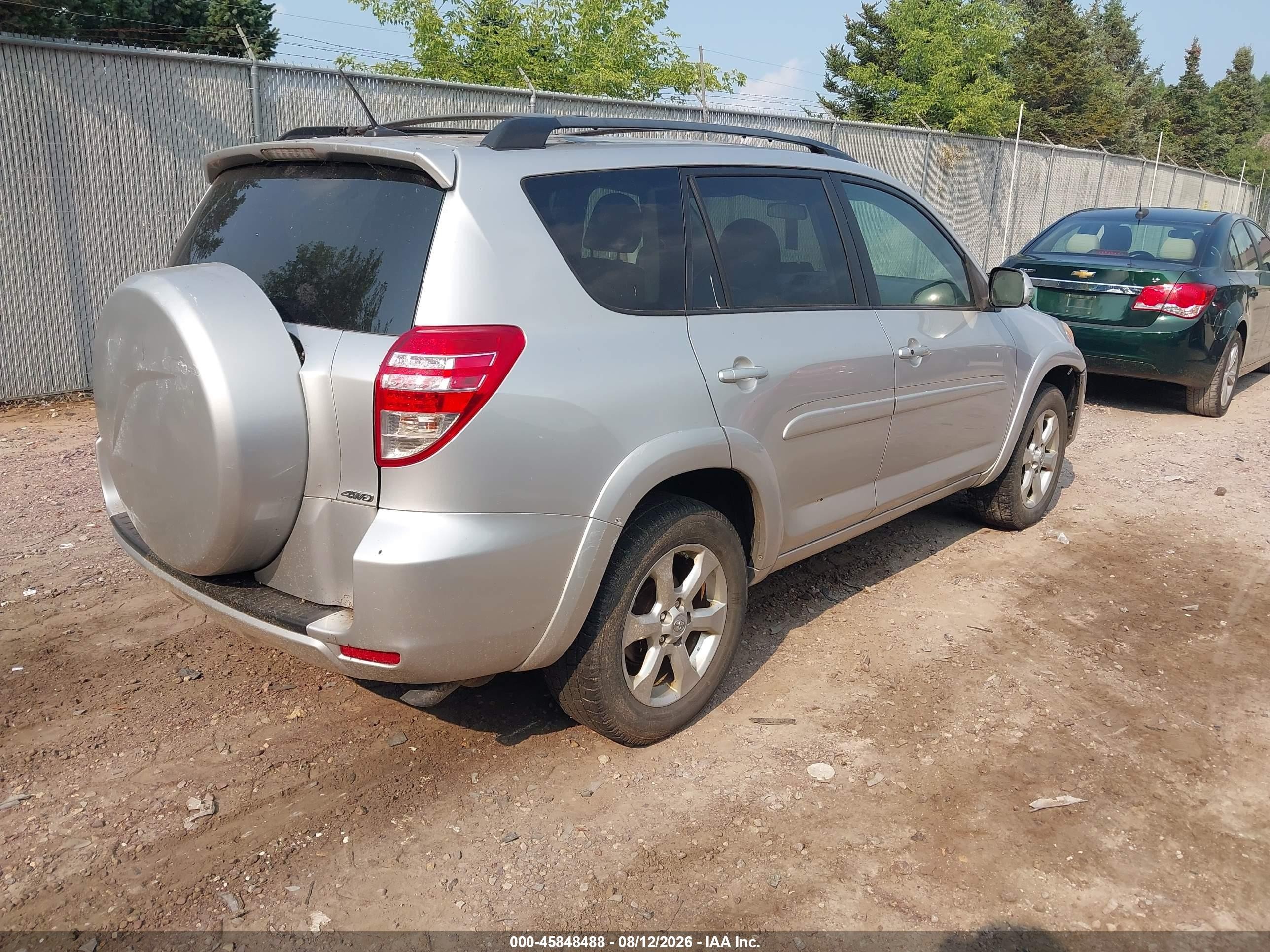 2009 Toyota Rav4 Limited Серебряный vin: 2T3BF31V39W024059