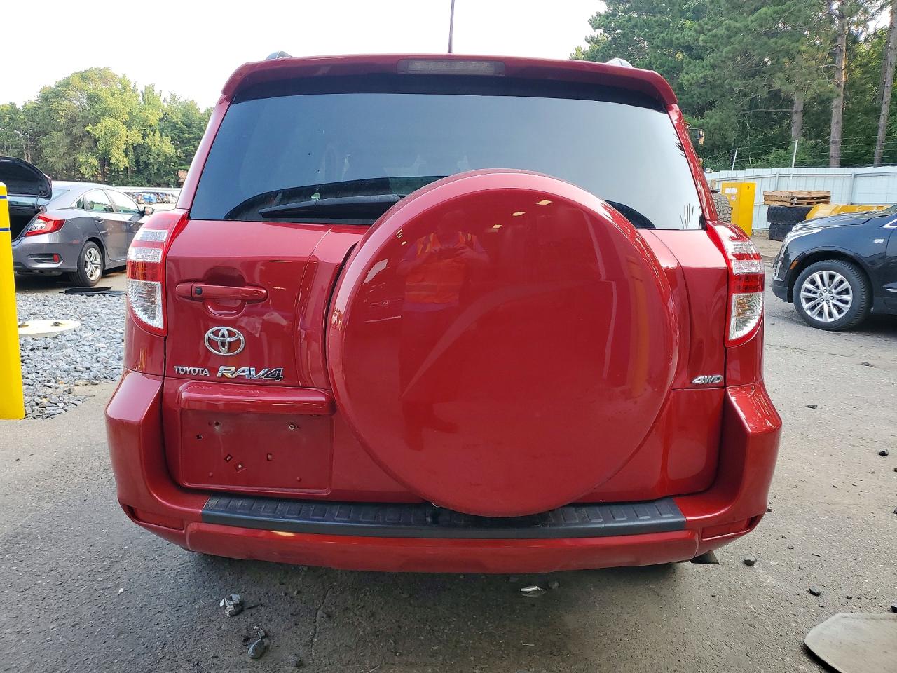 2009 Toyota Rav4 Limited Red vin: 2T3BF31V59W010891
