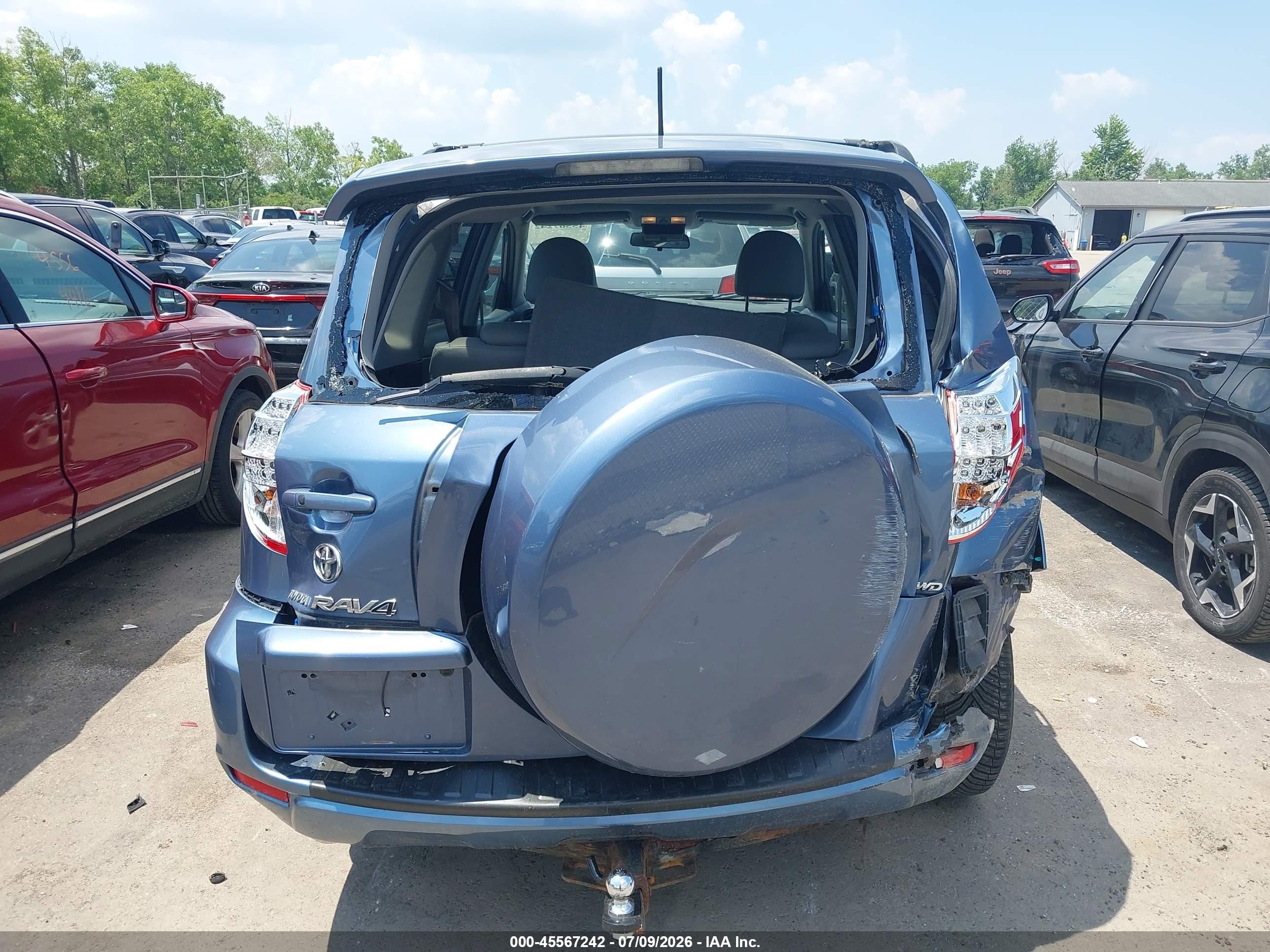 2009 Toyota Rav4 Limited Blue vin: 2T3BF31V59W020028