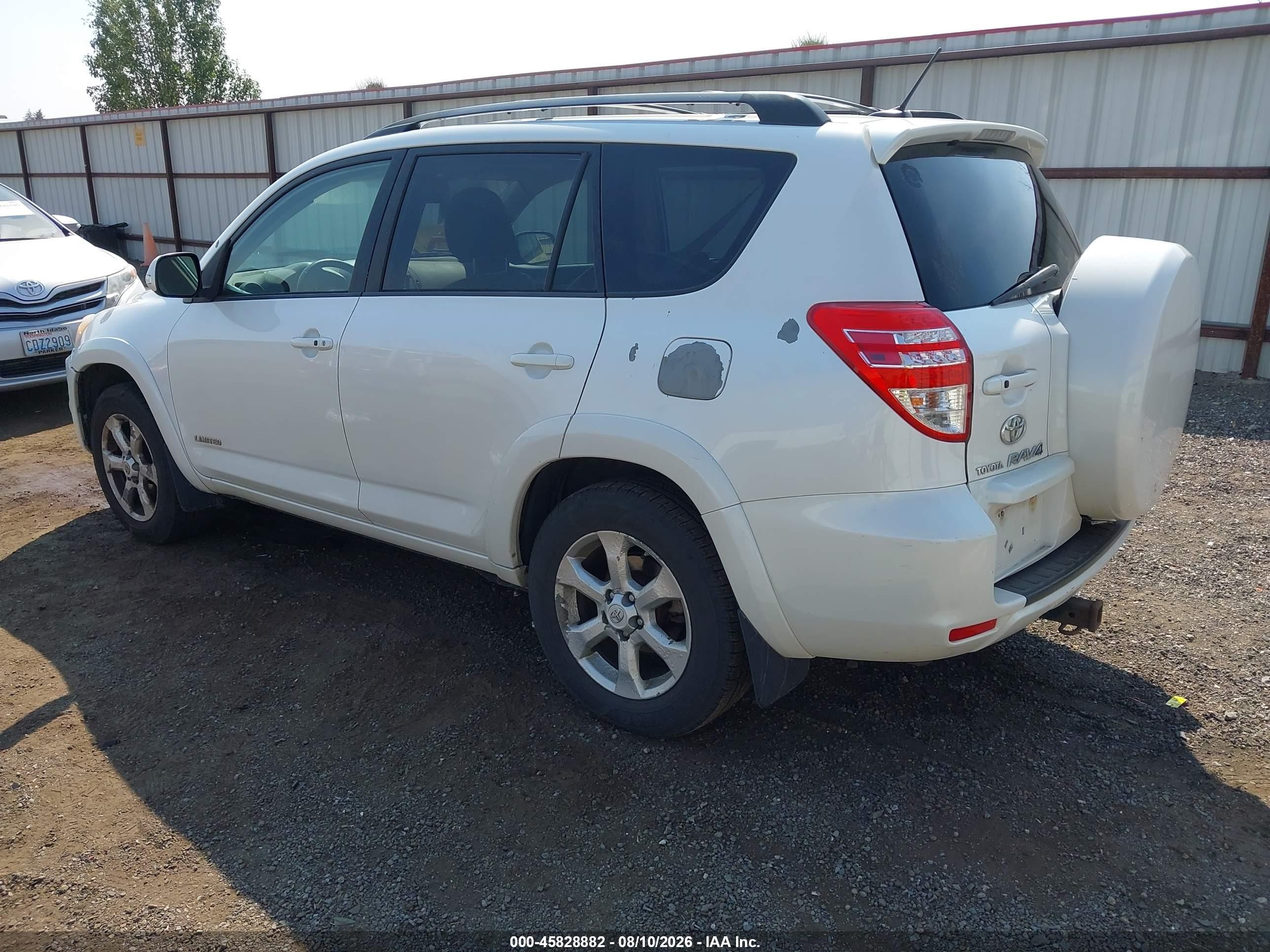 2009 Toyota Rav4 Limited White vin: 2T3BF31V99W016256