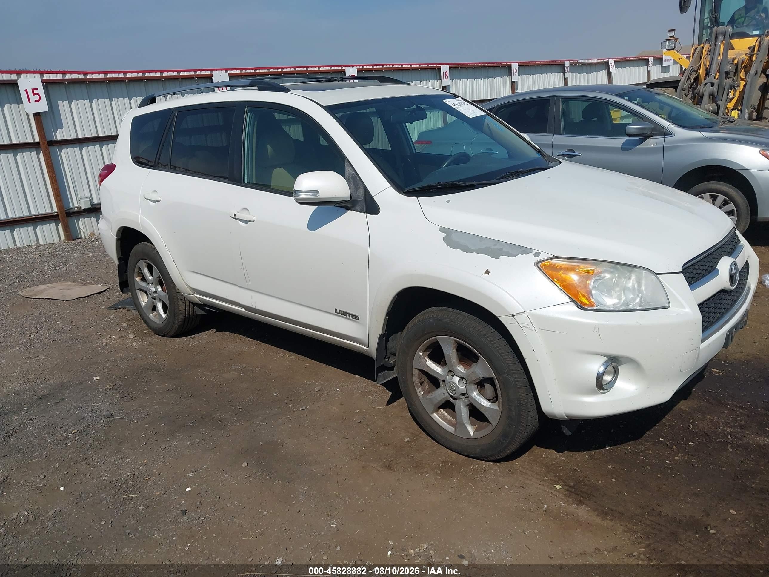 2009 Toyota Rav4 Limited White vin: 2T3BF31V99W016256
