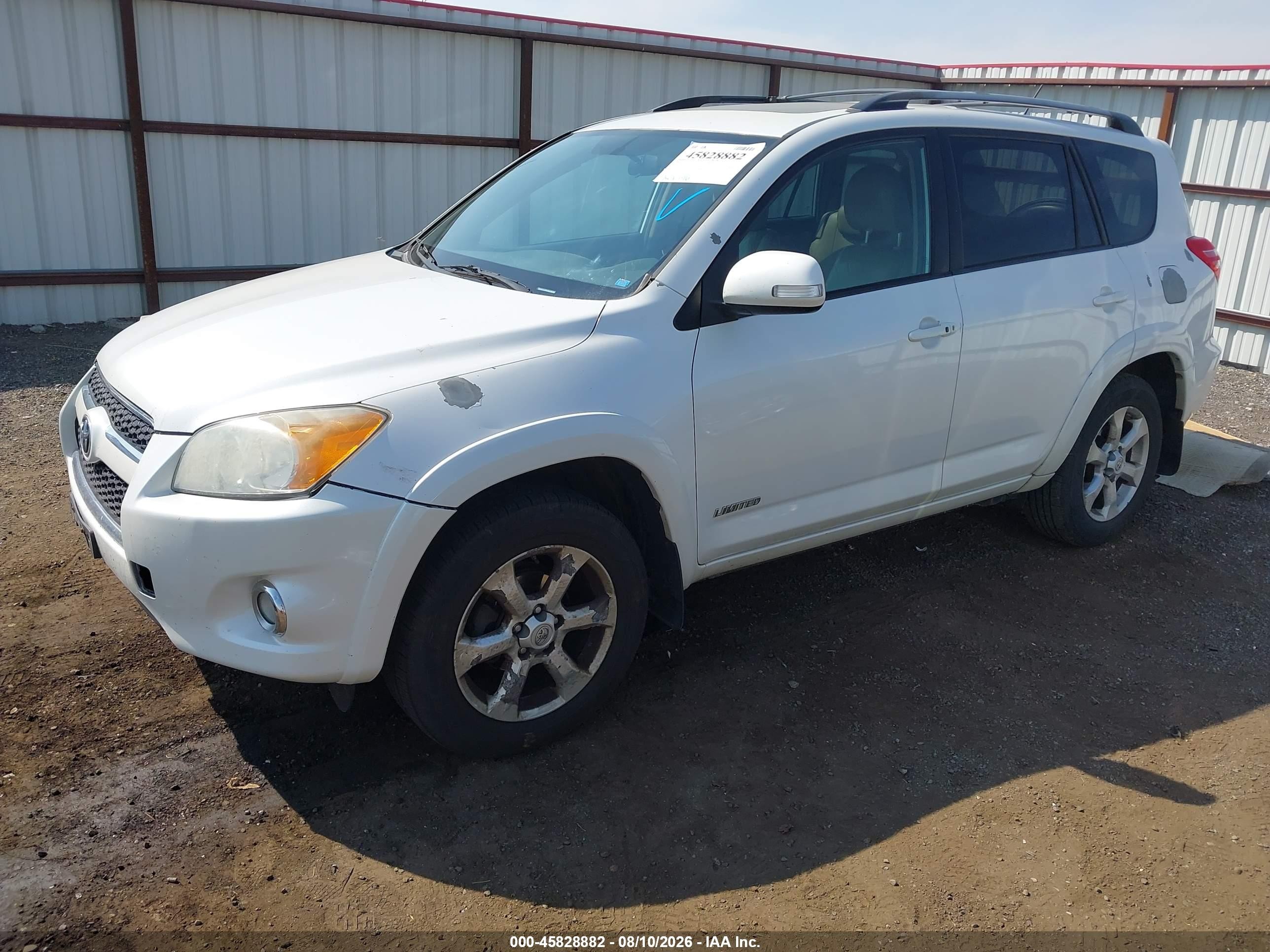 2009 Toyota Rav4 Limited White vin: 2T3BF31V99W016256