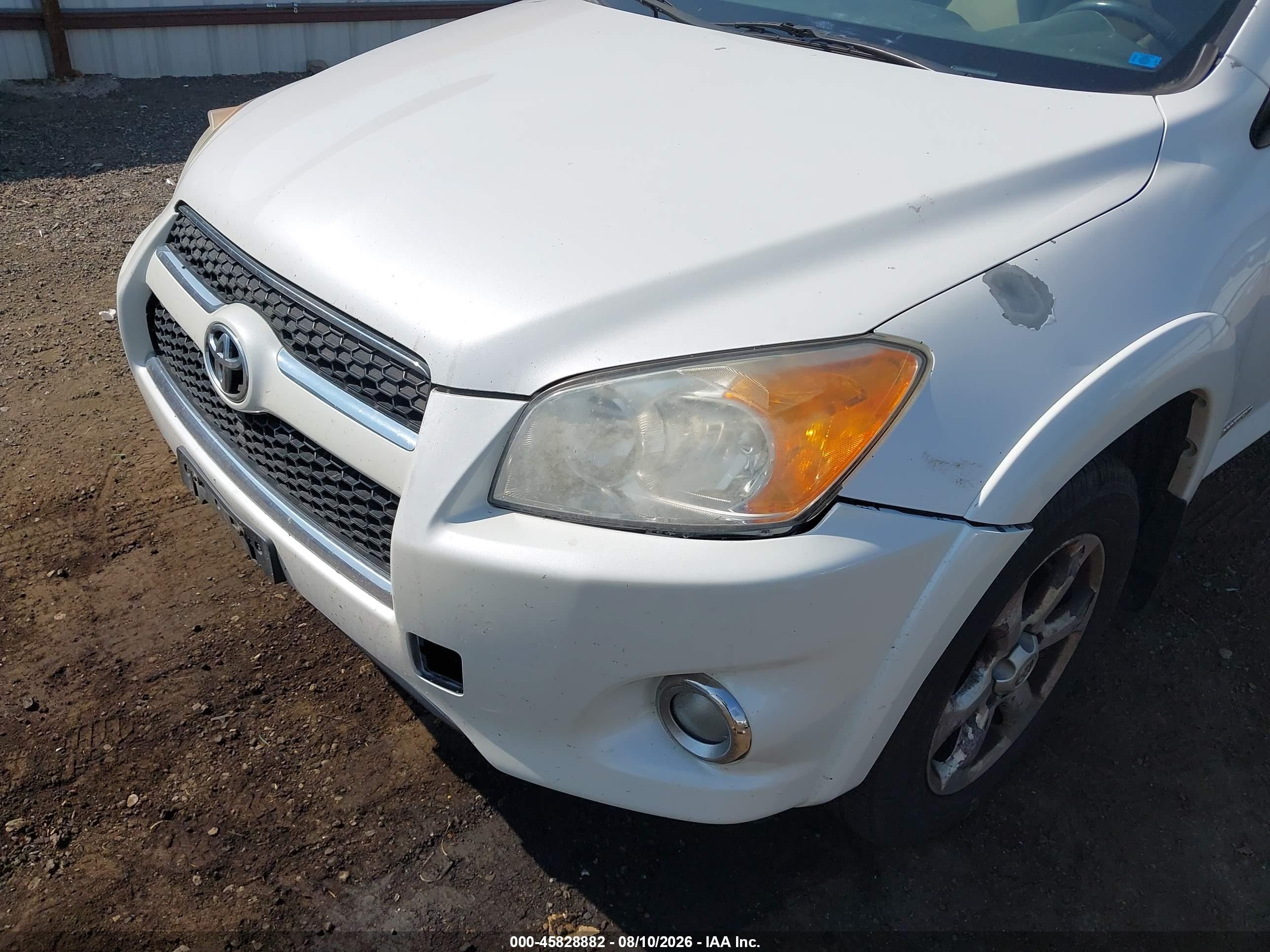 2009 Toyota Rav4 Limited White vin: 2T3BF31V99W016256