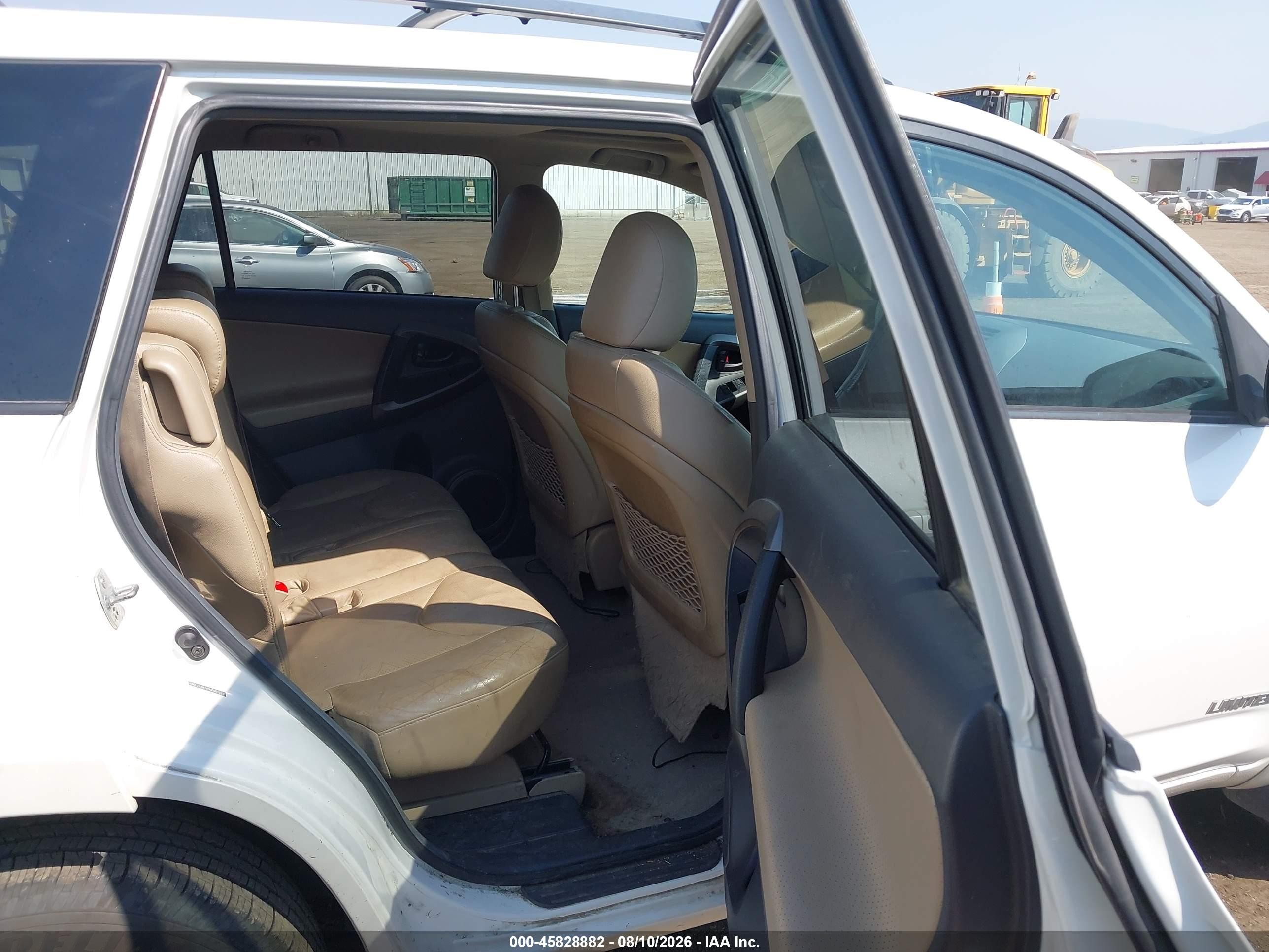 2009 Toyota Rav4 Limited White vin: 2T3BF31V99W016256