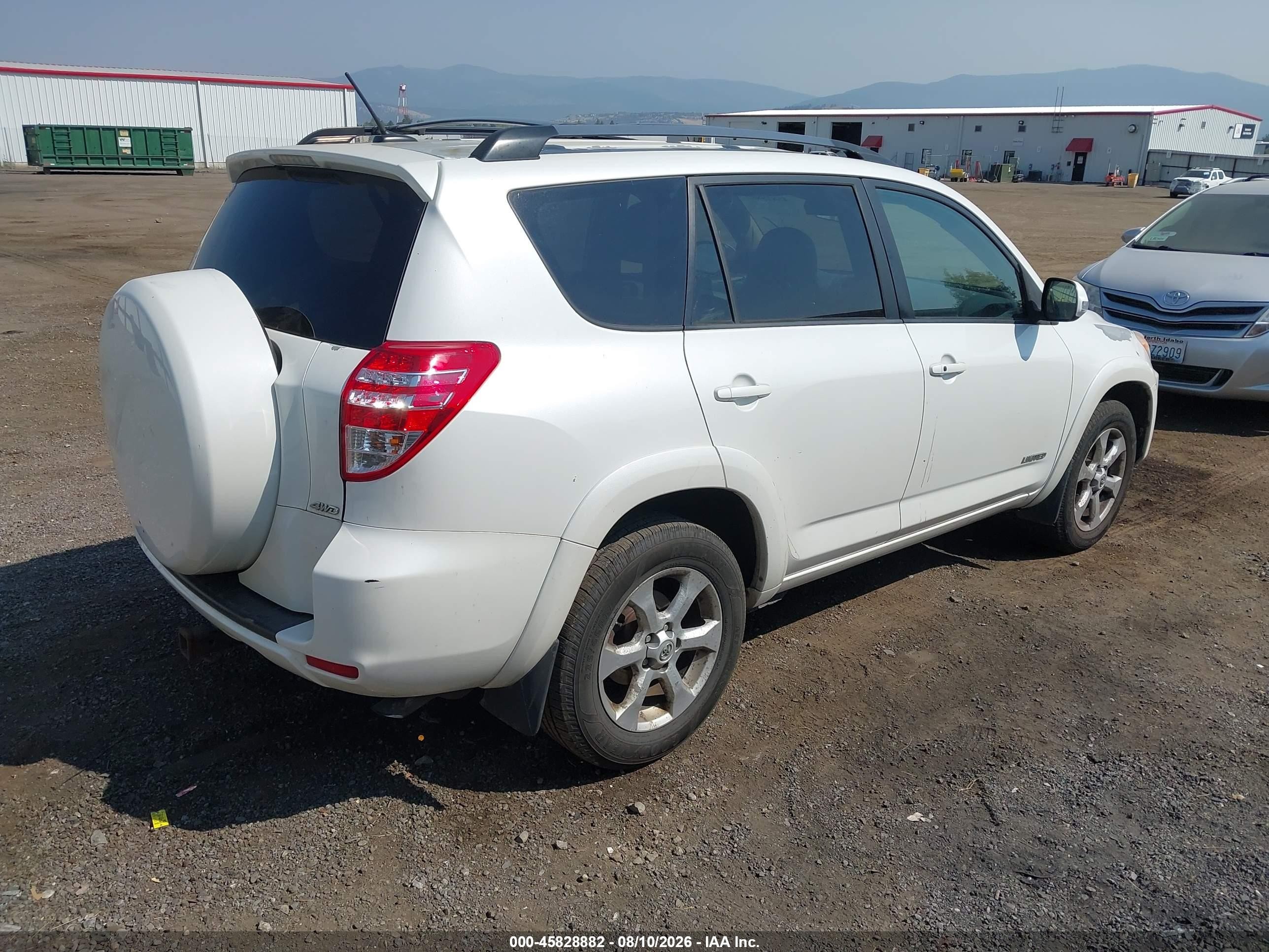 2009 Toyota Rav4 Limited White vin: 2T3BF31V99W016256
