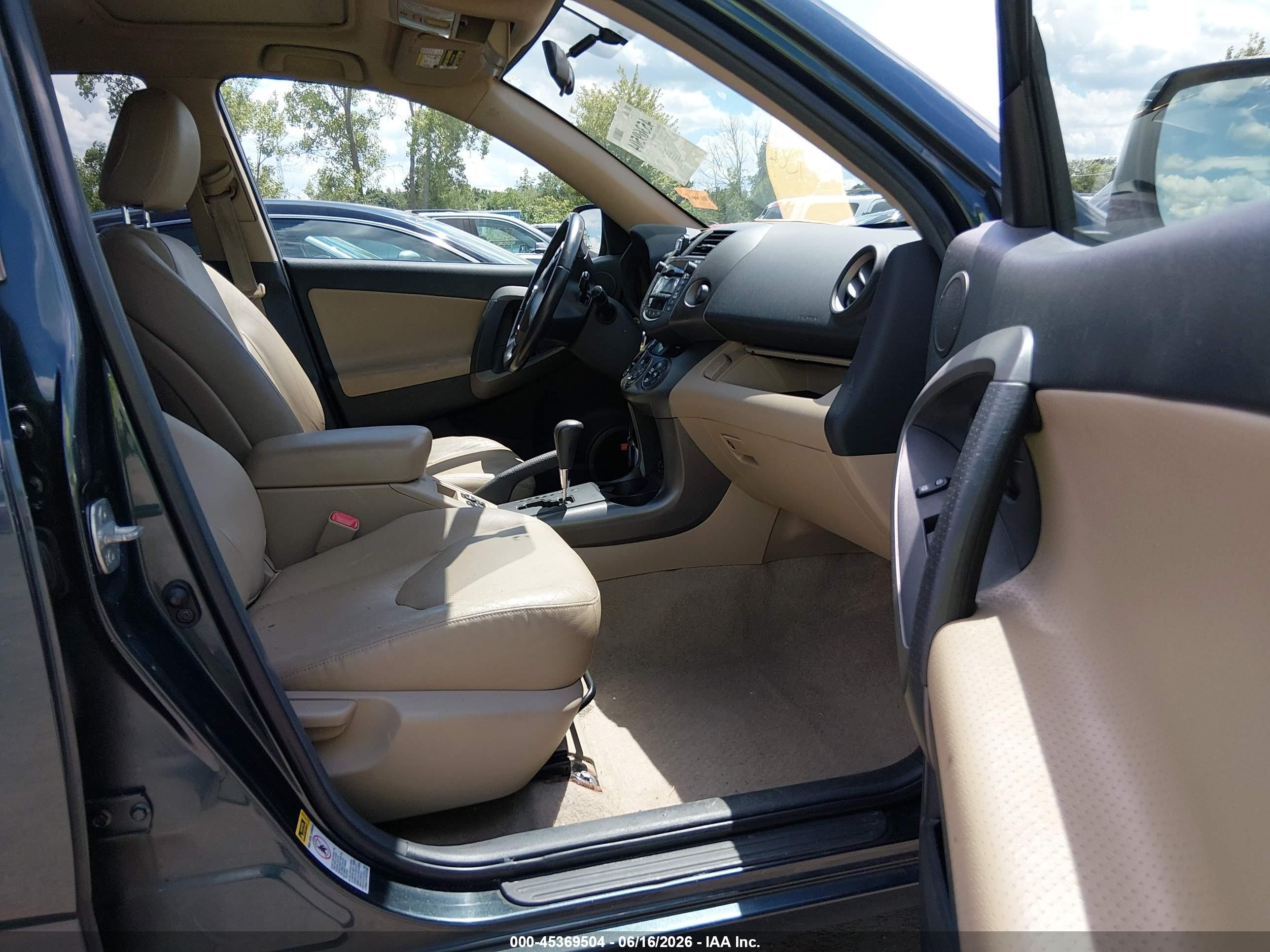 2009 Toyota Rav4 Limited Blue vin: 2T3BF31VX9W001314